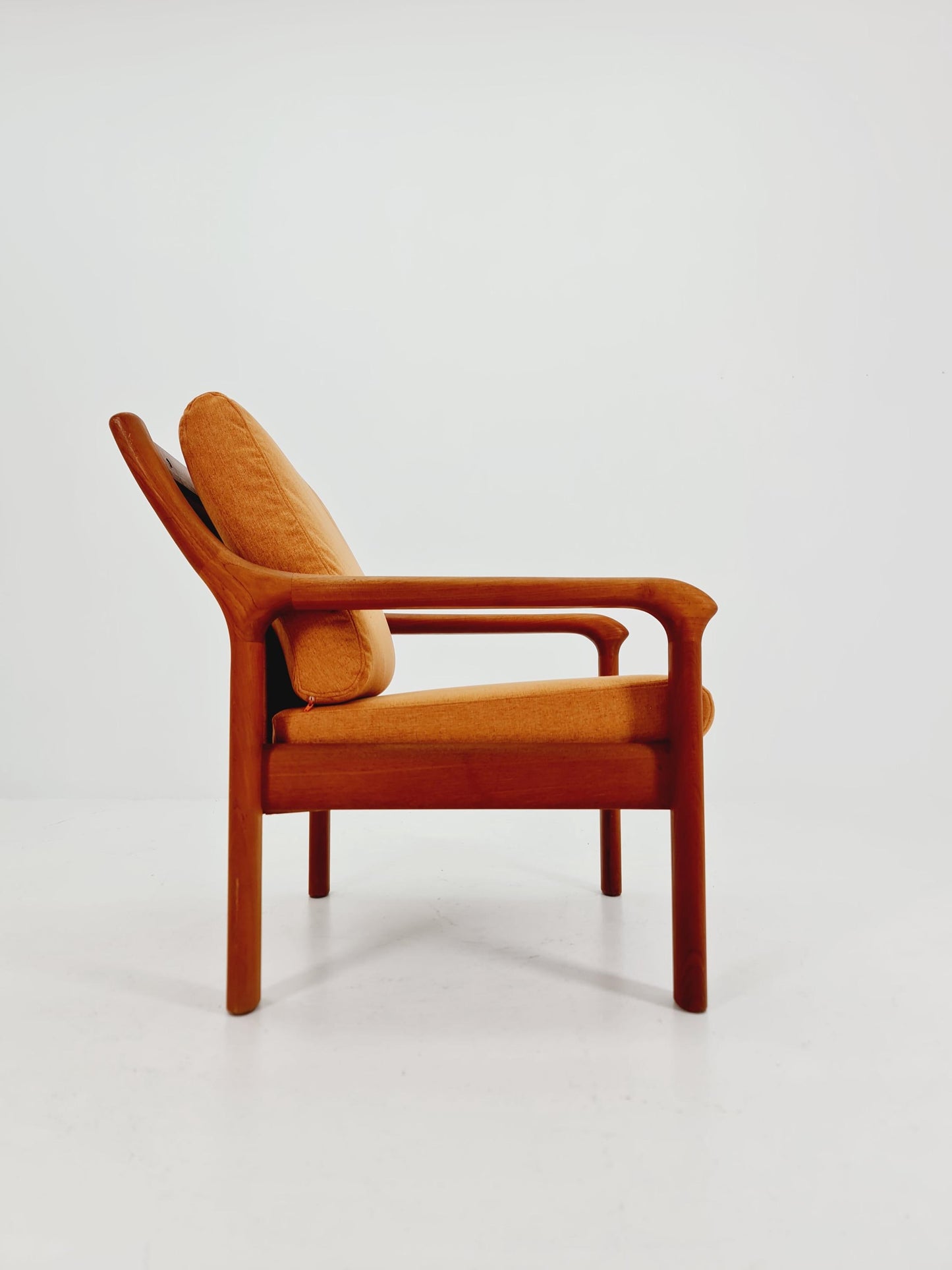 Mid century teak easy lounge chair by Holstebro Möbelfabrik A/S , 1970s