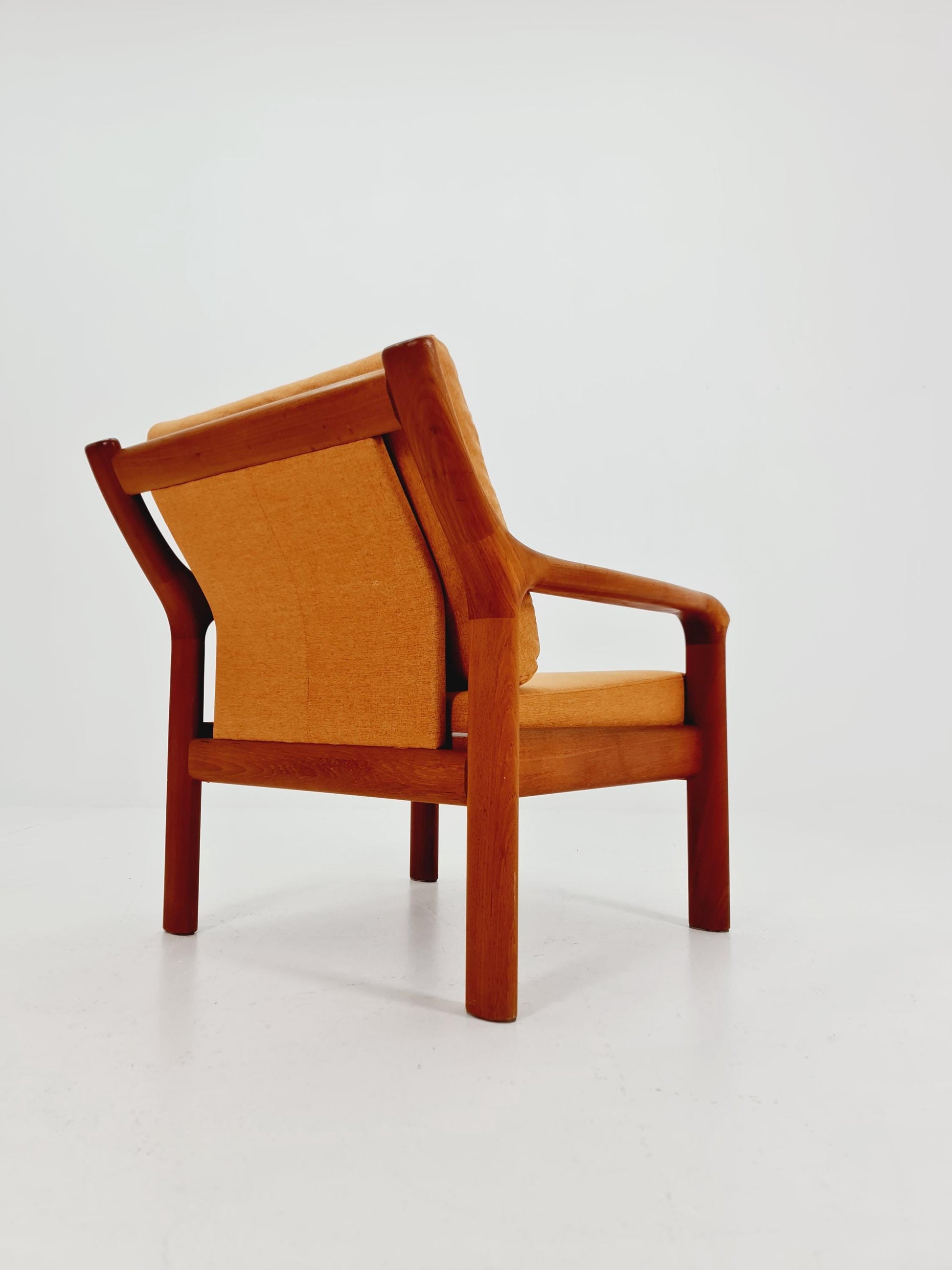 Mid century teak easy lounge chair by Holstebro Möbelfabrik A/S , 1970s