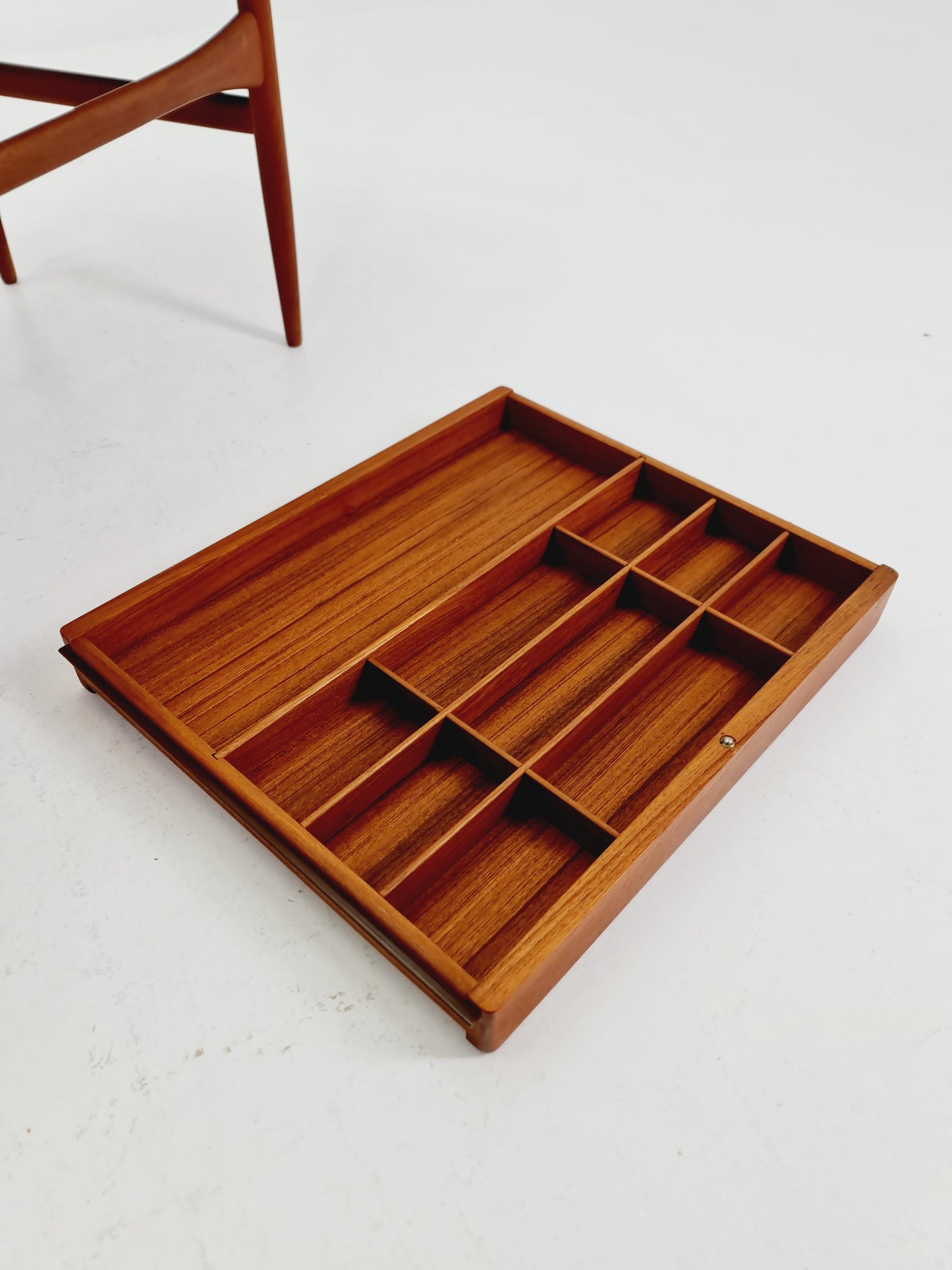 Danish Teak Coffee Table with Drawer by Arrebo Møbelfabrik, 1960s