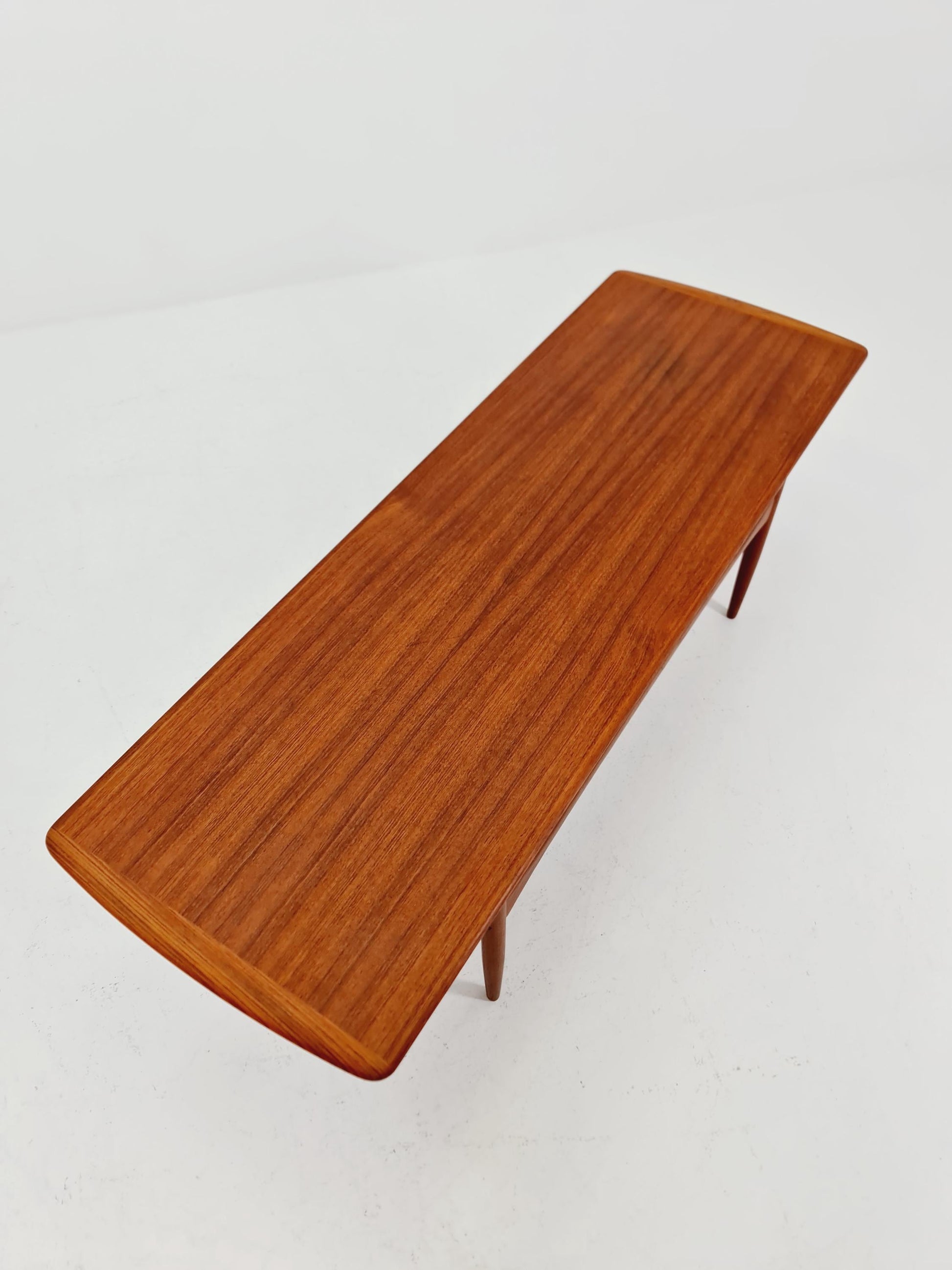Danish Teak Coffee Table with Drawer by Arrebo Møbelfabrik, 1960s