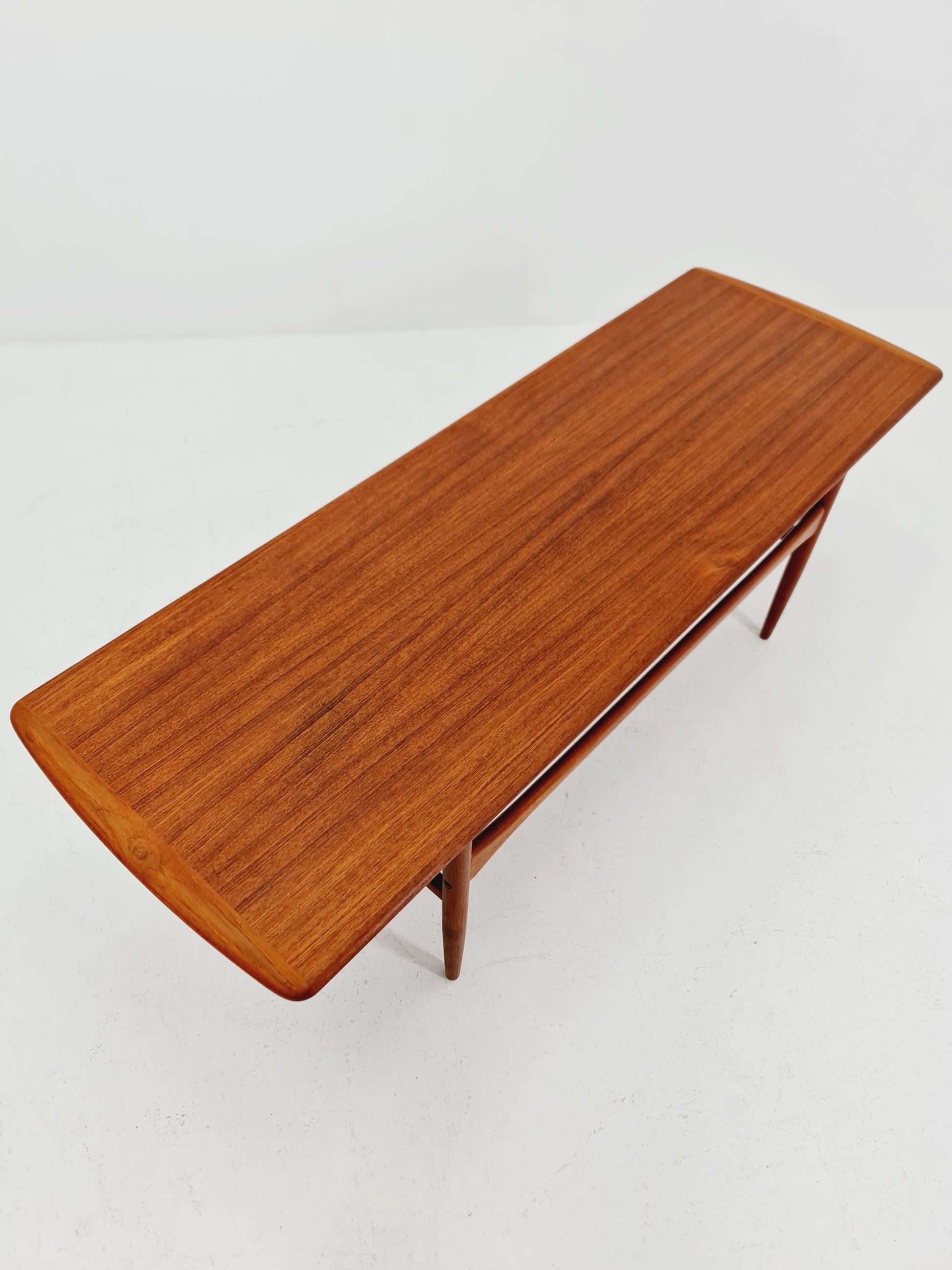 Danish Teak Coffee Table with Drawer by Arrebo Møbelfabrik, 1960s
