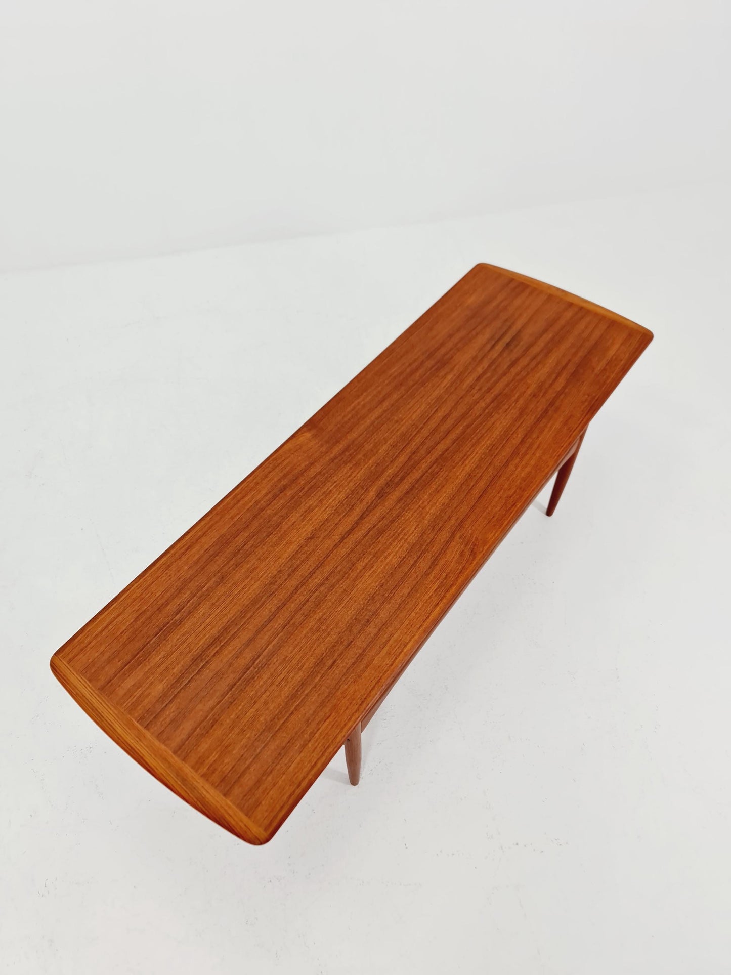 Danish Teak Coffee Table with Drawer by Arrebo Møbelfabrik, 1960s