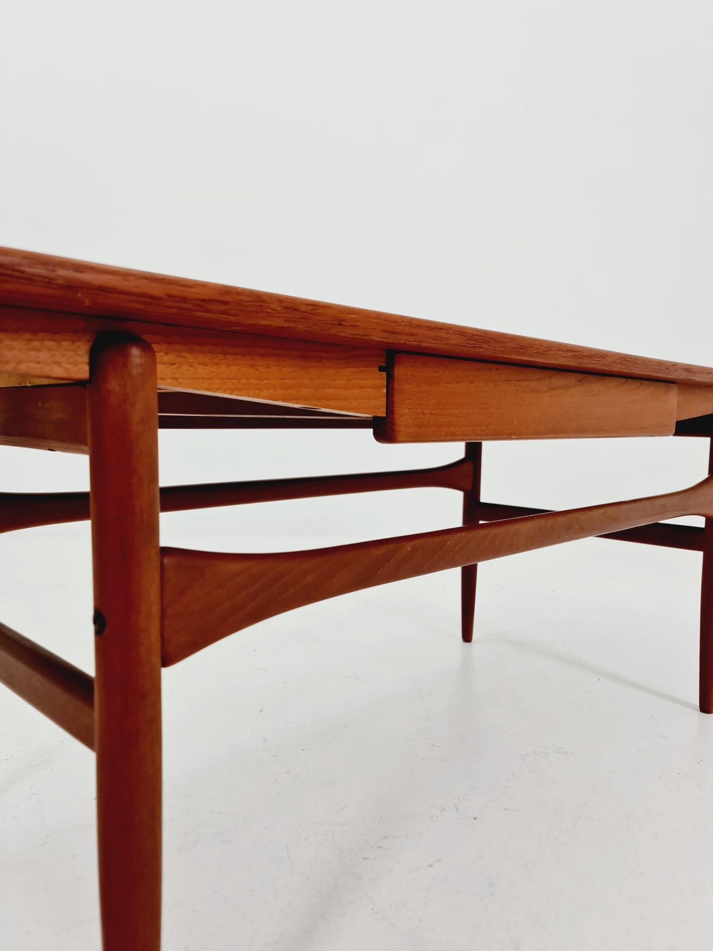 Danish Teak Coffee Table with Drawer by Arrebo Møbelfabrik, 1960s