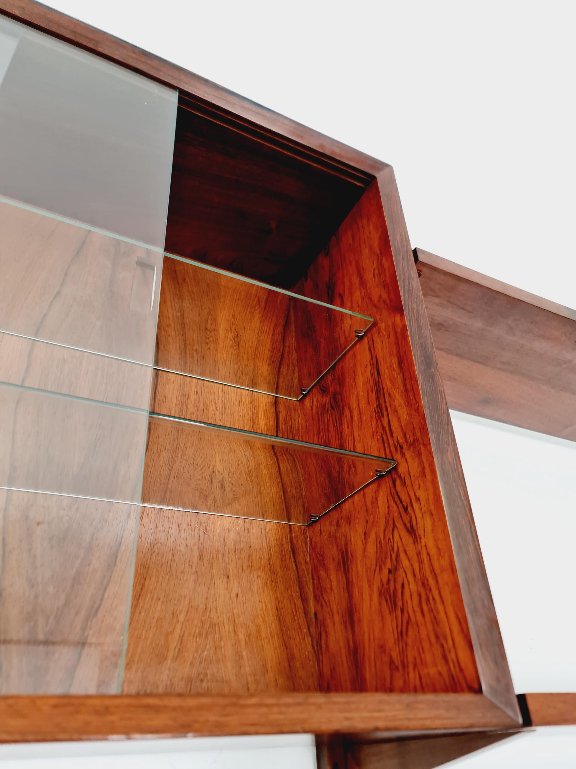 Big Mid century Danish Rosewood Wall Unit with 3 cabinets by Poul Cadovius for Cado, Denmark, 1960s