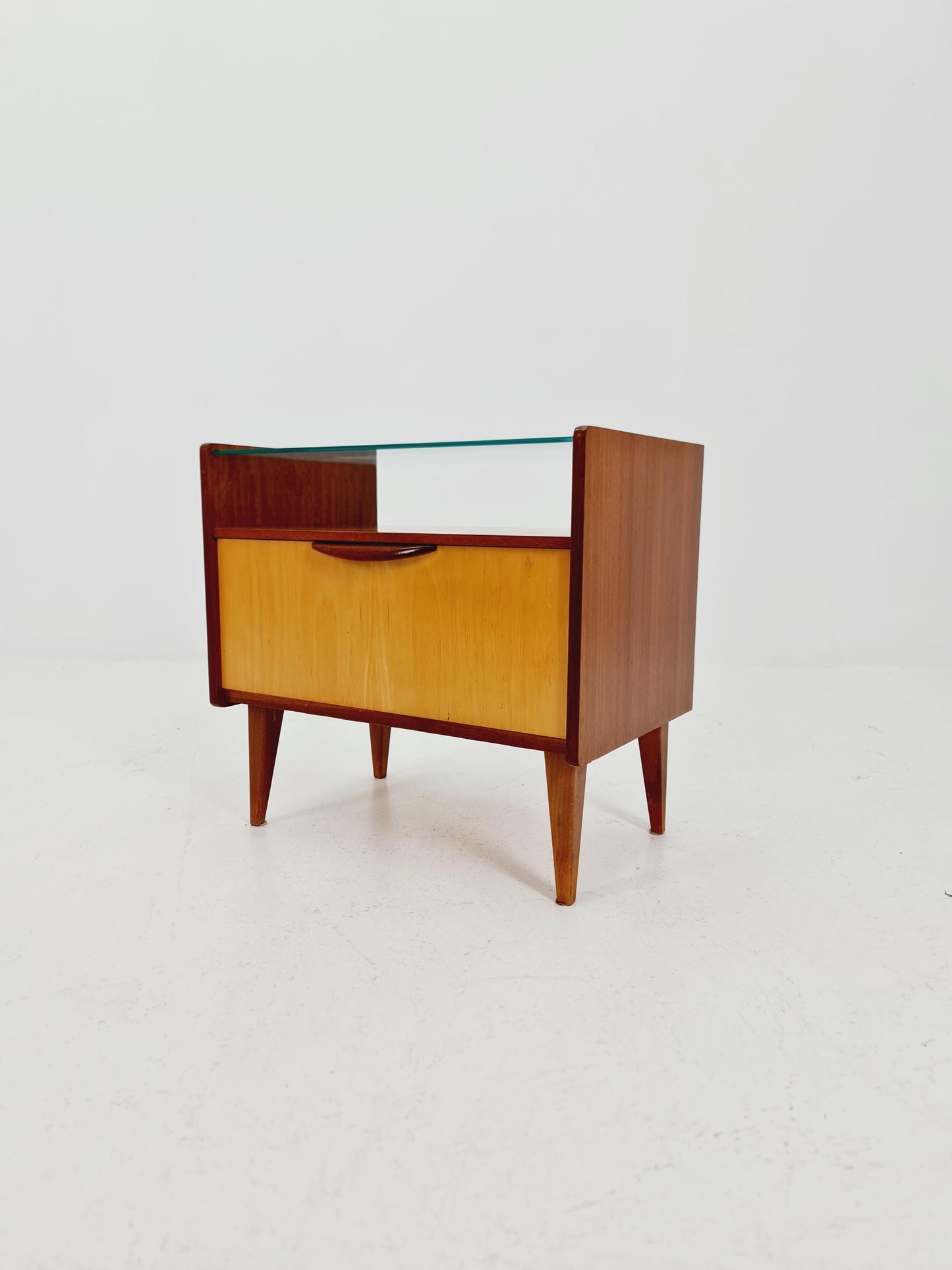 German Mid century nightstand/ bedside table,1950s