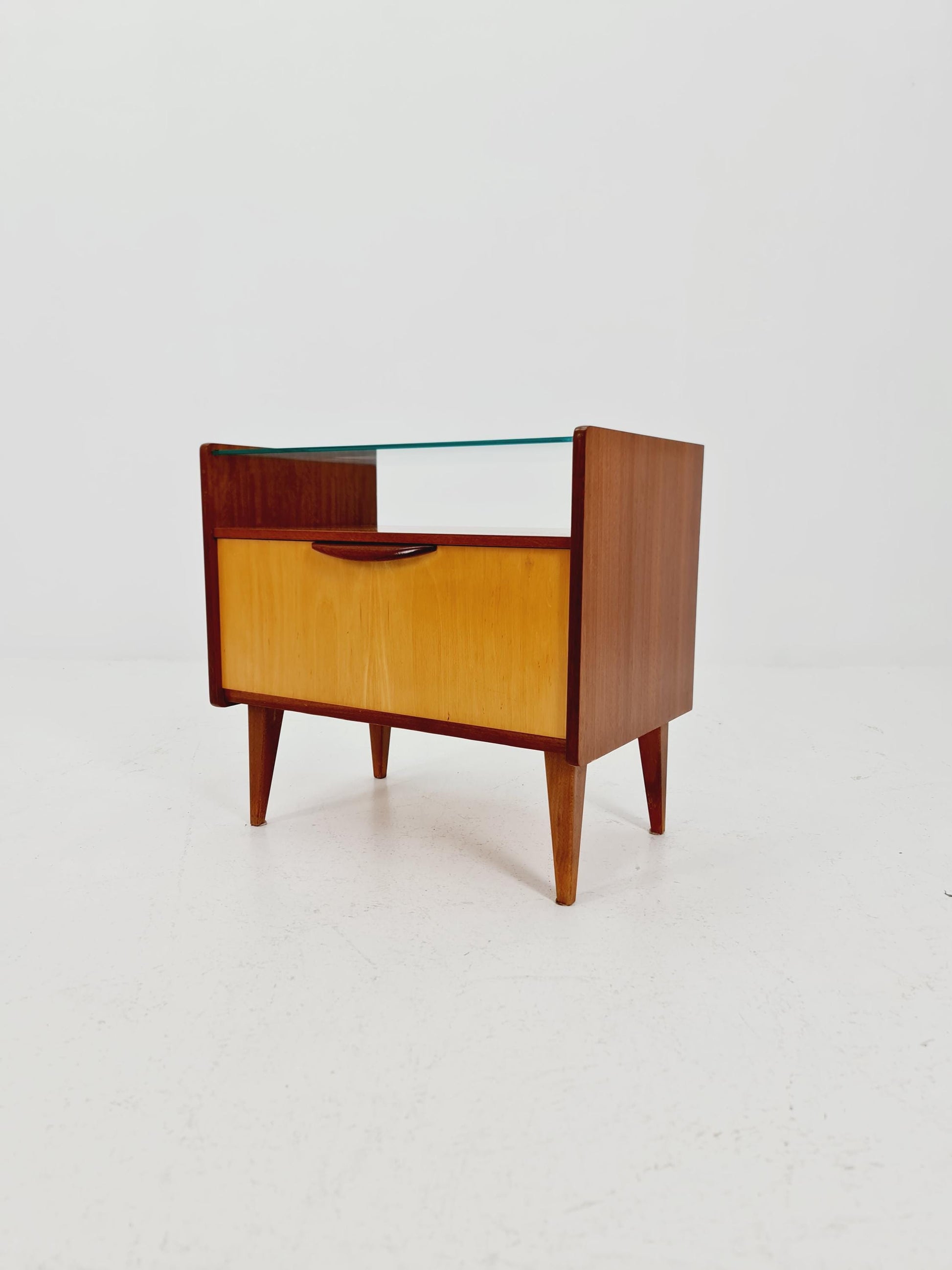German Mid century nightstand/ bedside table,1950s