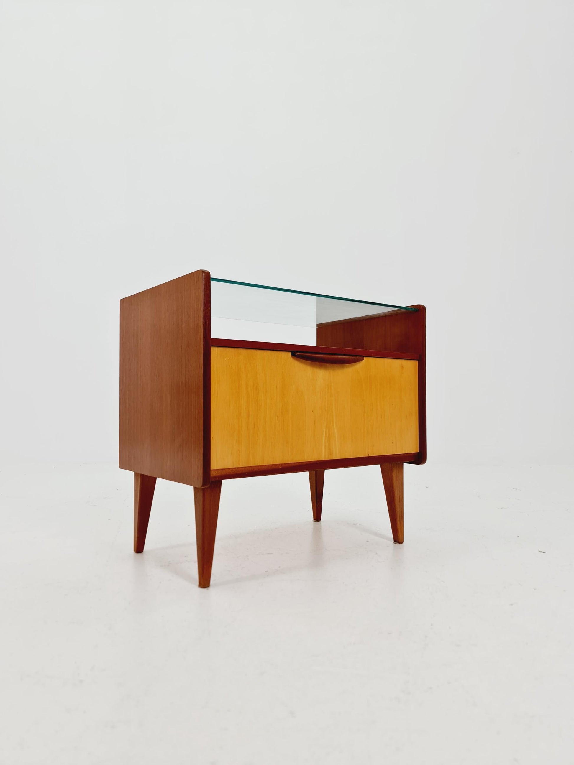 German Mid century nightstand/ bedside table,1950s