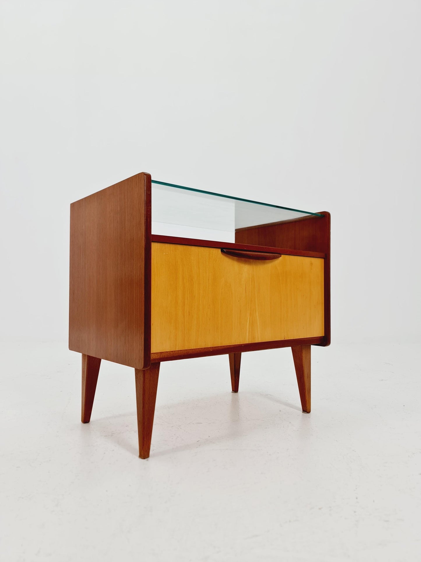 German Mid century nightstand/ bedside table,1950s