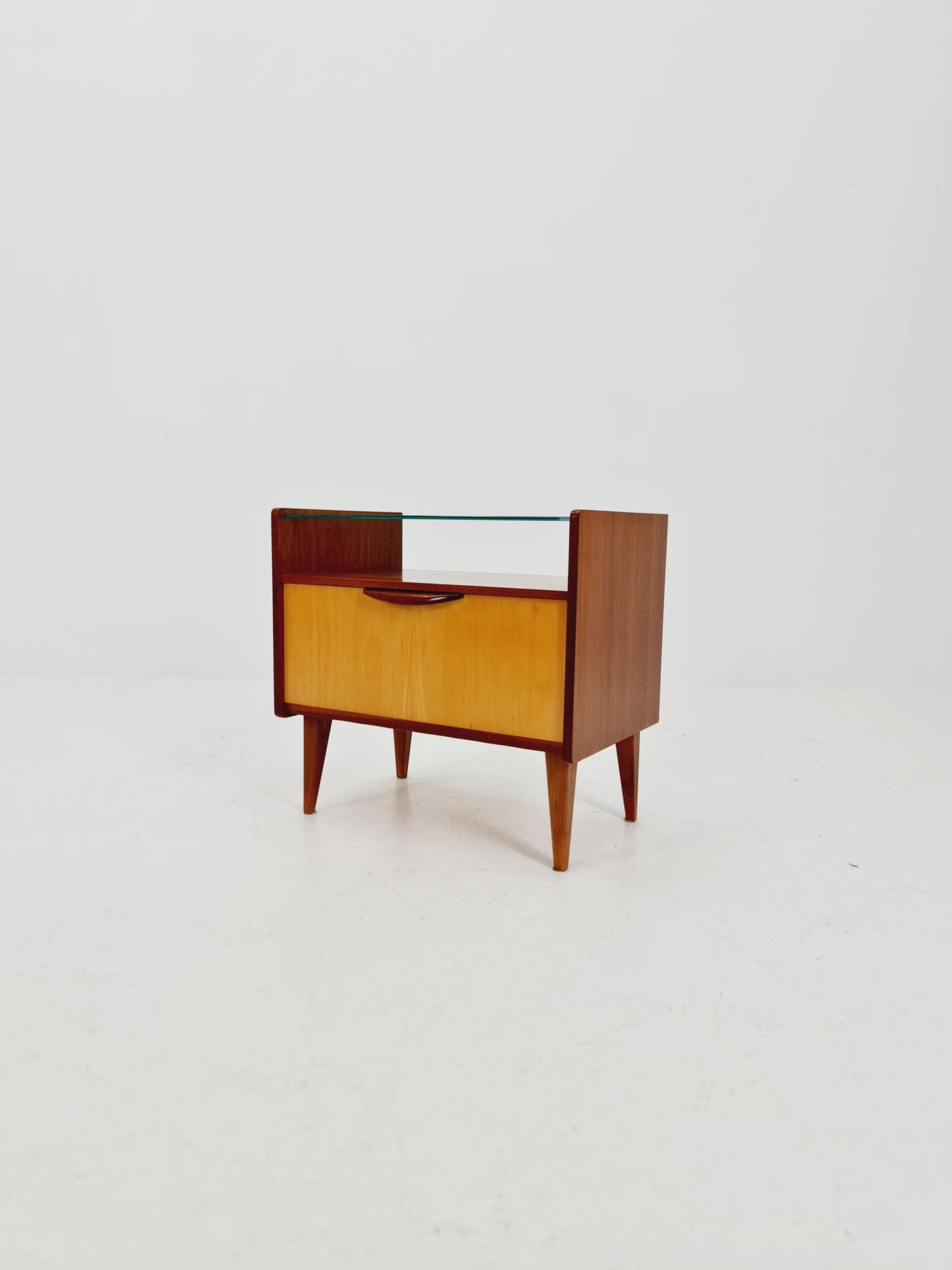 German Mid century nightstand/ bedside table,1950s