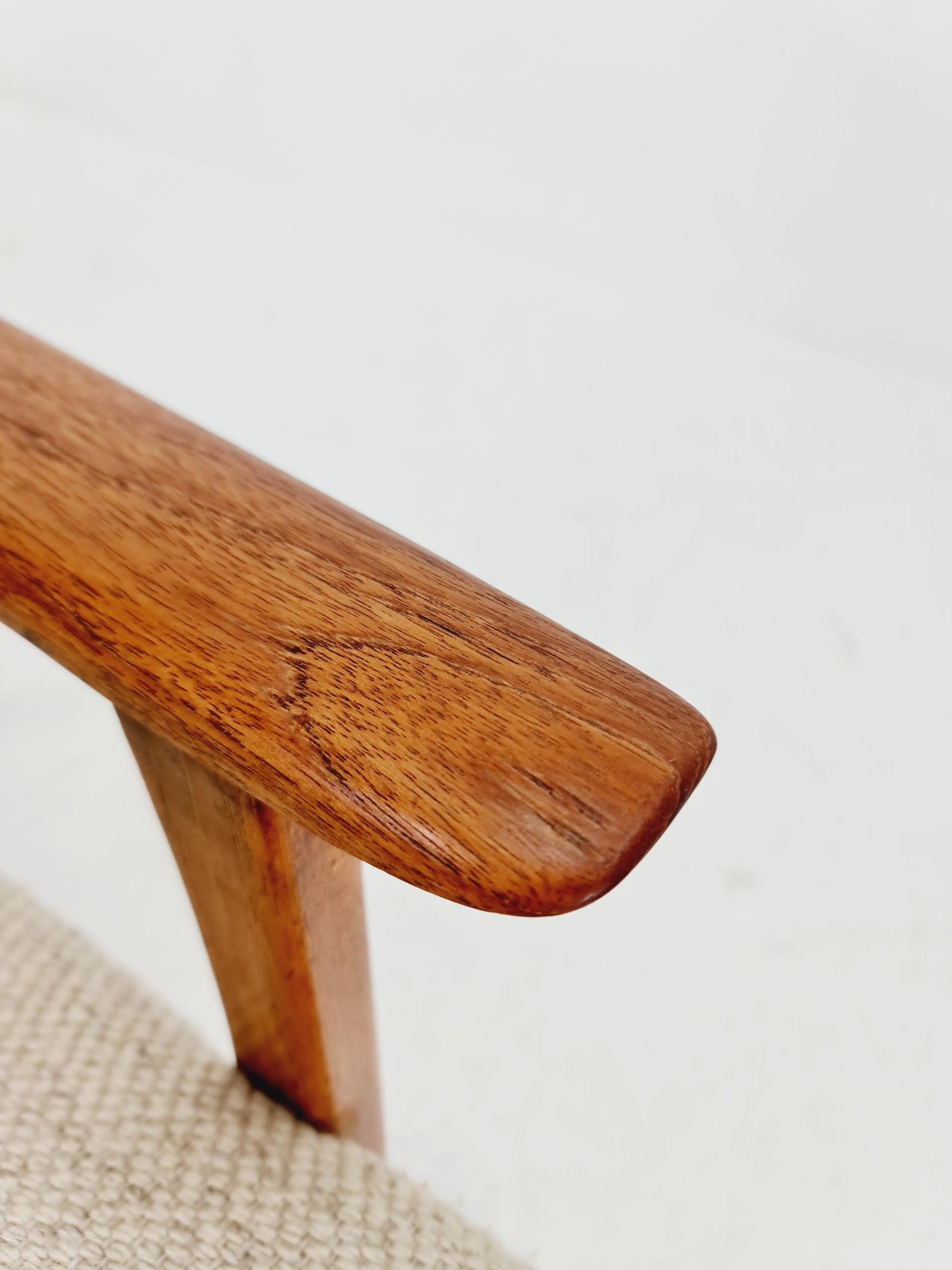 Mid century Scandinavian solid teak Rocking Chair , 1960s