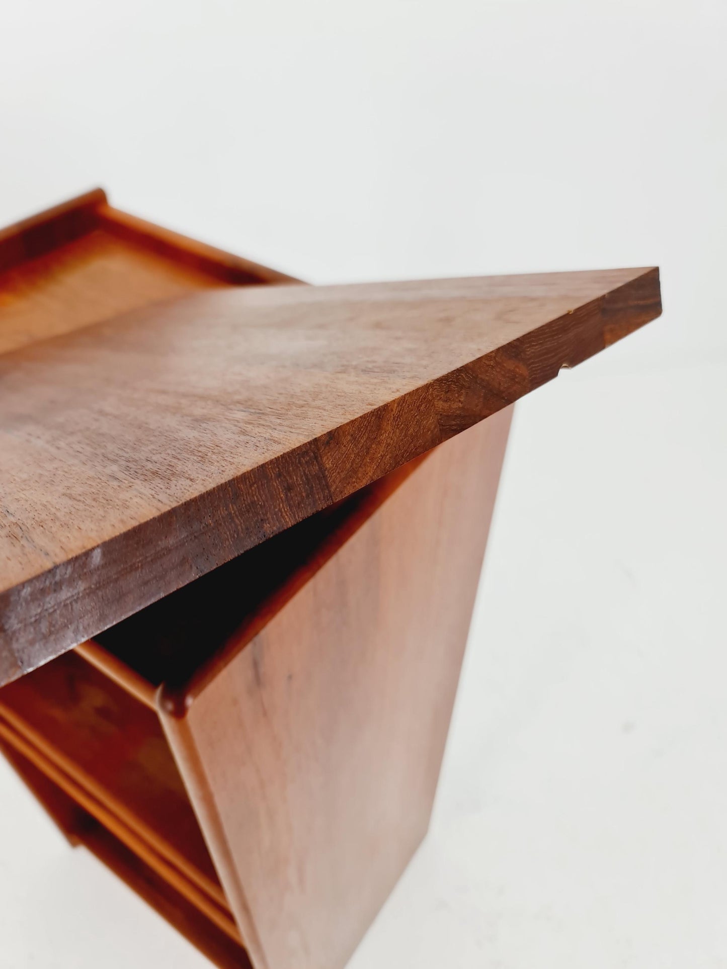 Danish freestanding solid teak vintage bookshelf / book case teak , 1970s