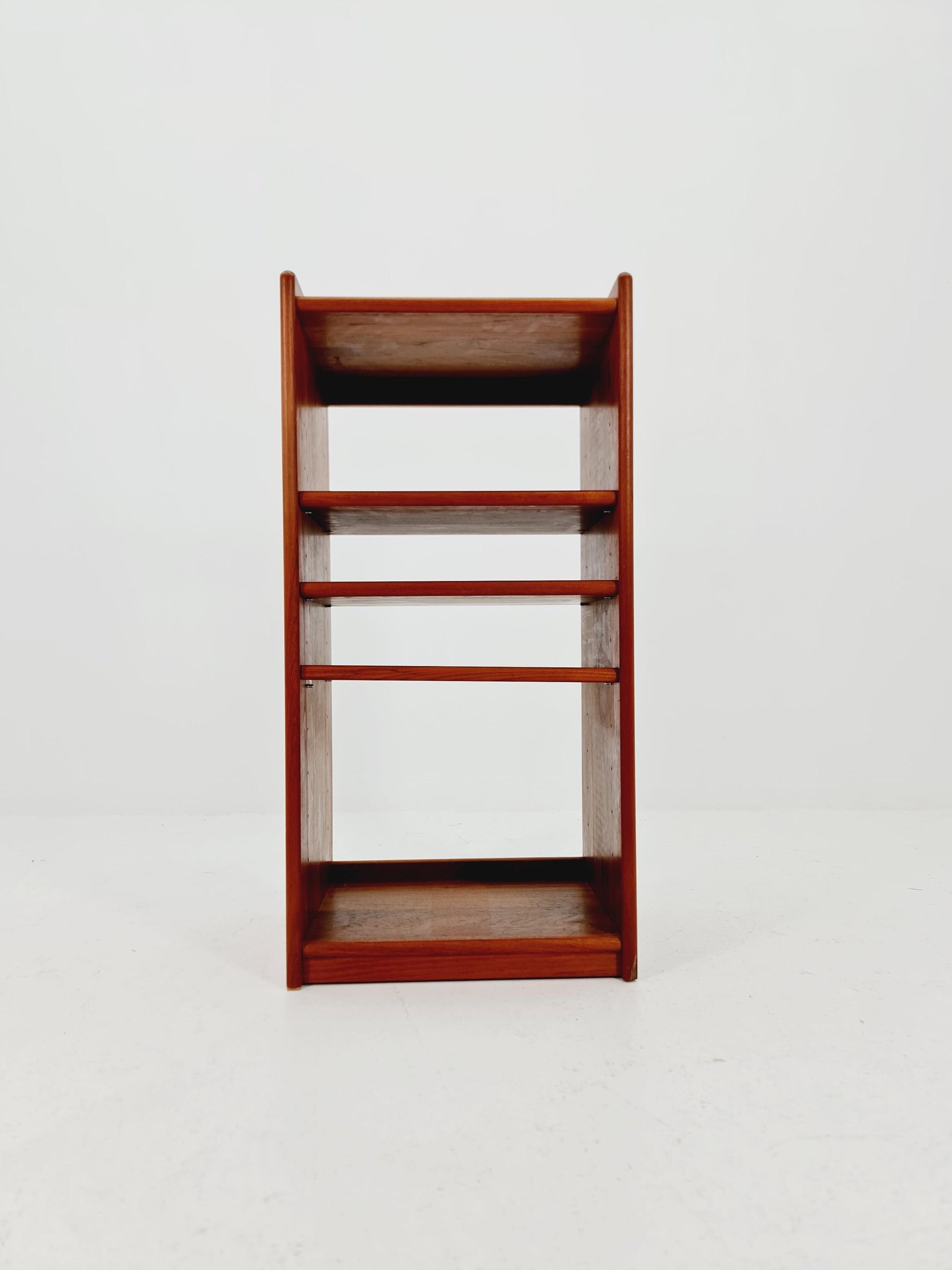 Danish freestanding solid teak vintage bookshelf / book case teak , 1970s