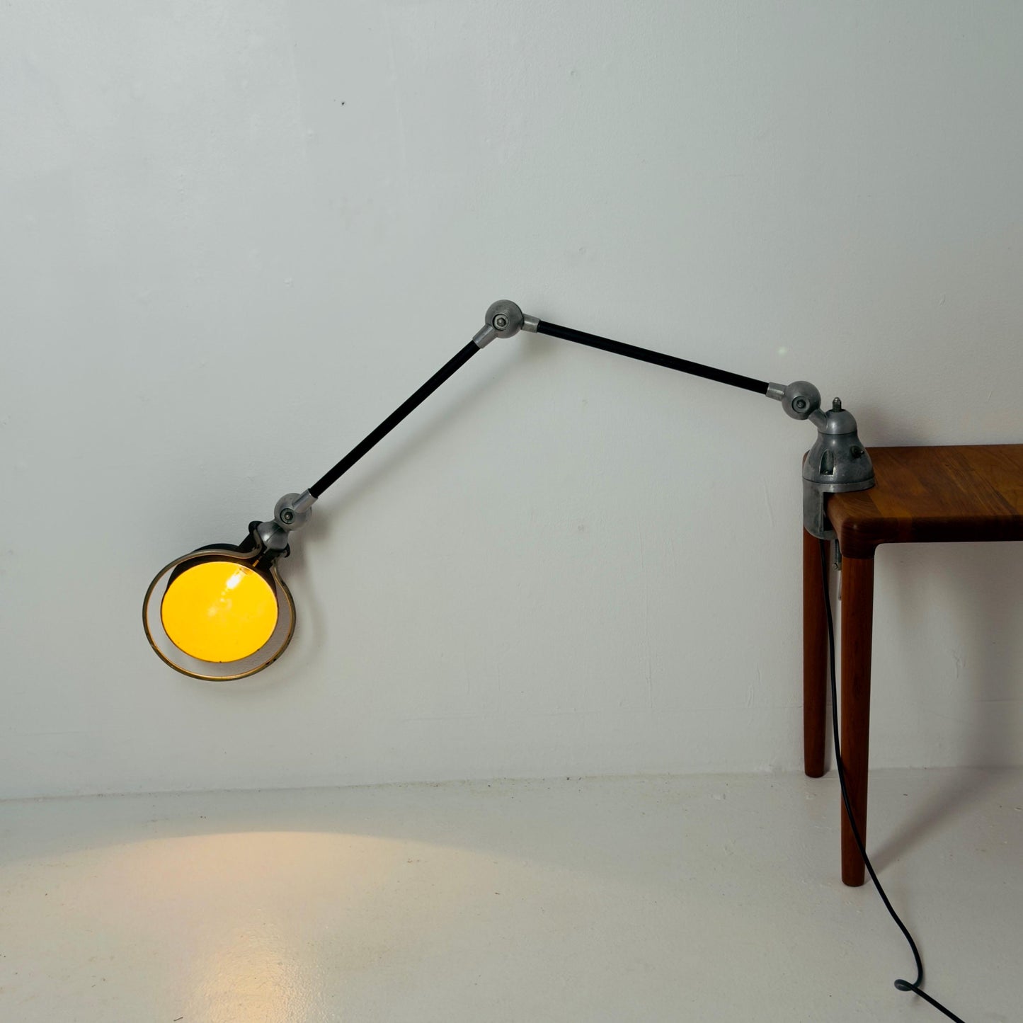 Mid century Vintage Jieldé Clamp Desk Lamp by Jean-Louis Domecq, 1950s France