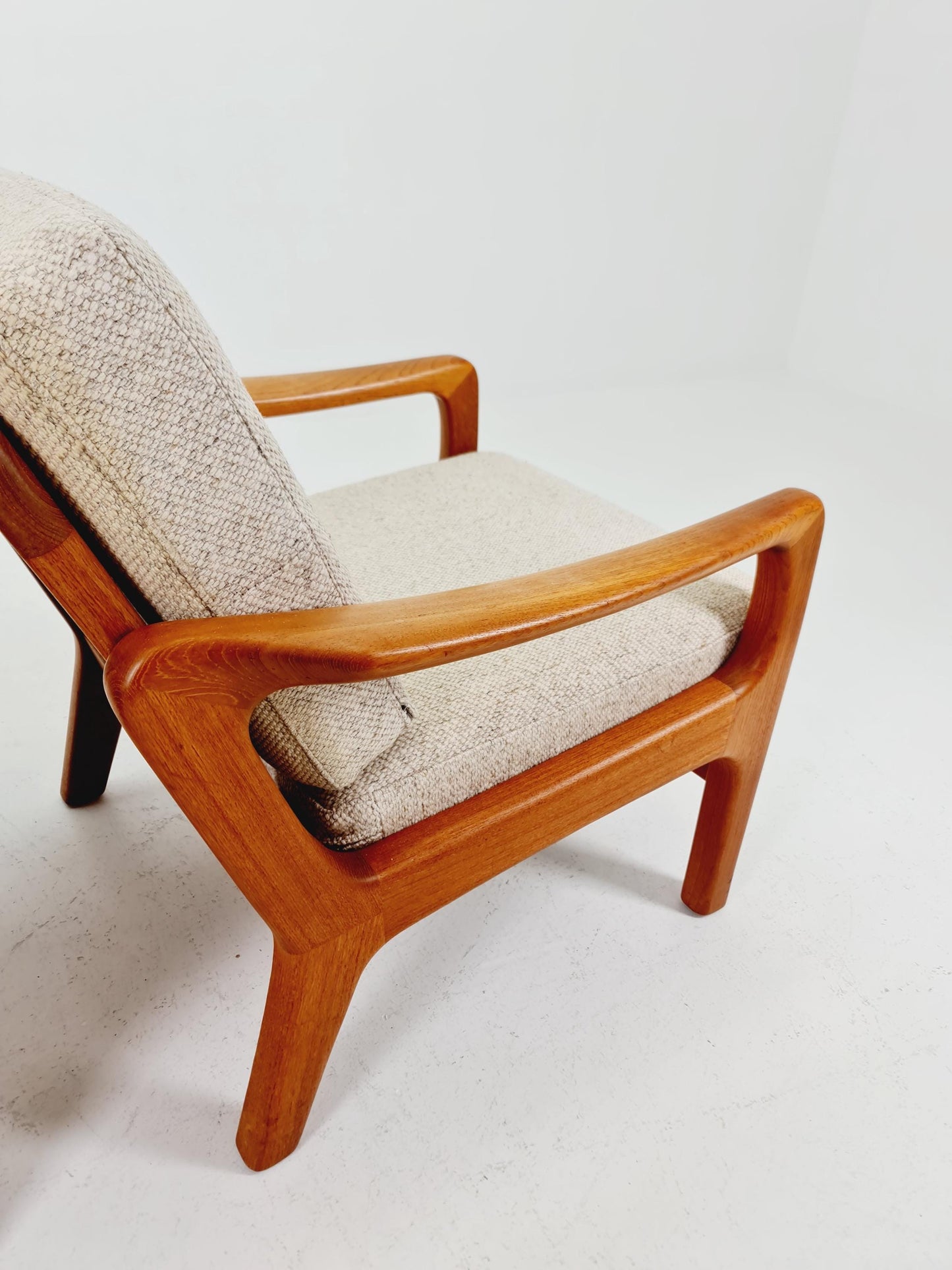 Mid century Danish easy lounge chairs by Juul Kristensen , 1970s, Set of 2
