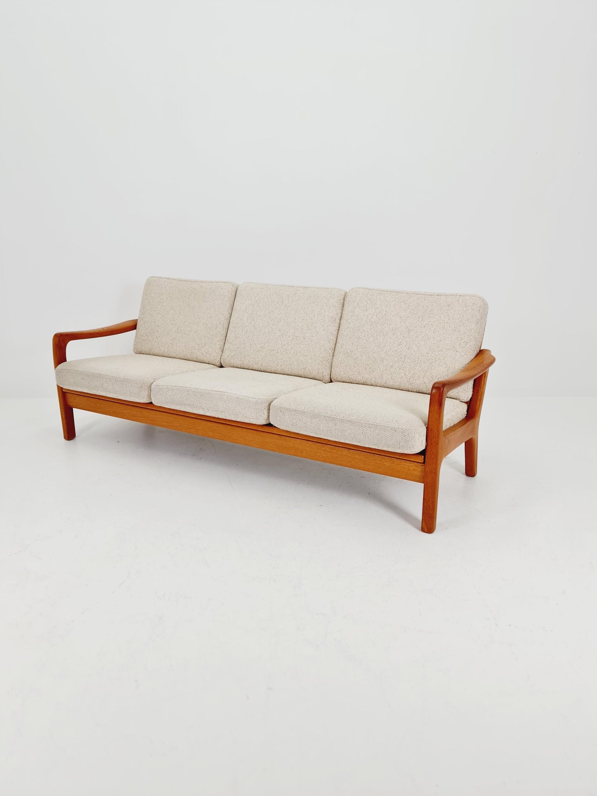 Mid-century Rare Danish teak lounge sofa/ Easy sofa /daybed BY Juul christiansen for JK Denmark , 1960s