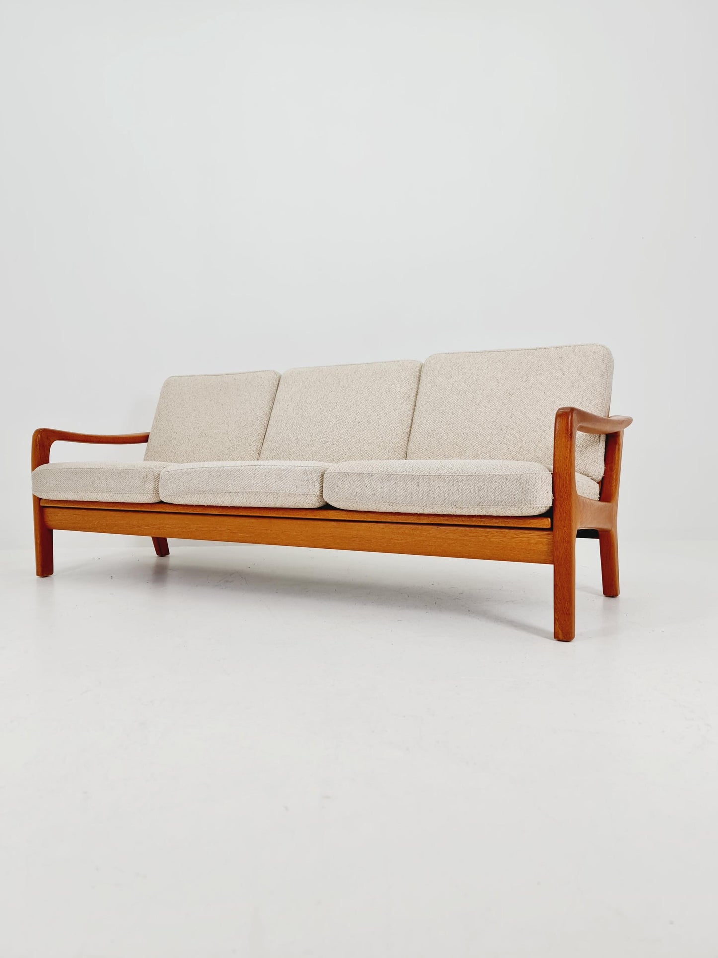Mid-century Rare Danish teak lounge sofa/ Easy sofa /daybed BY Juul christiansen for JK Denmark , 1960s