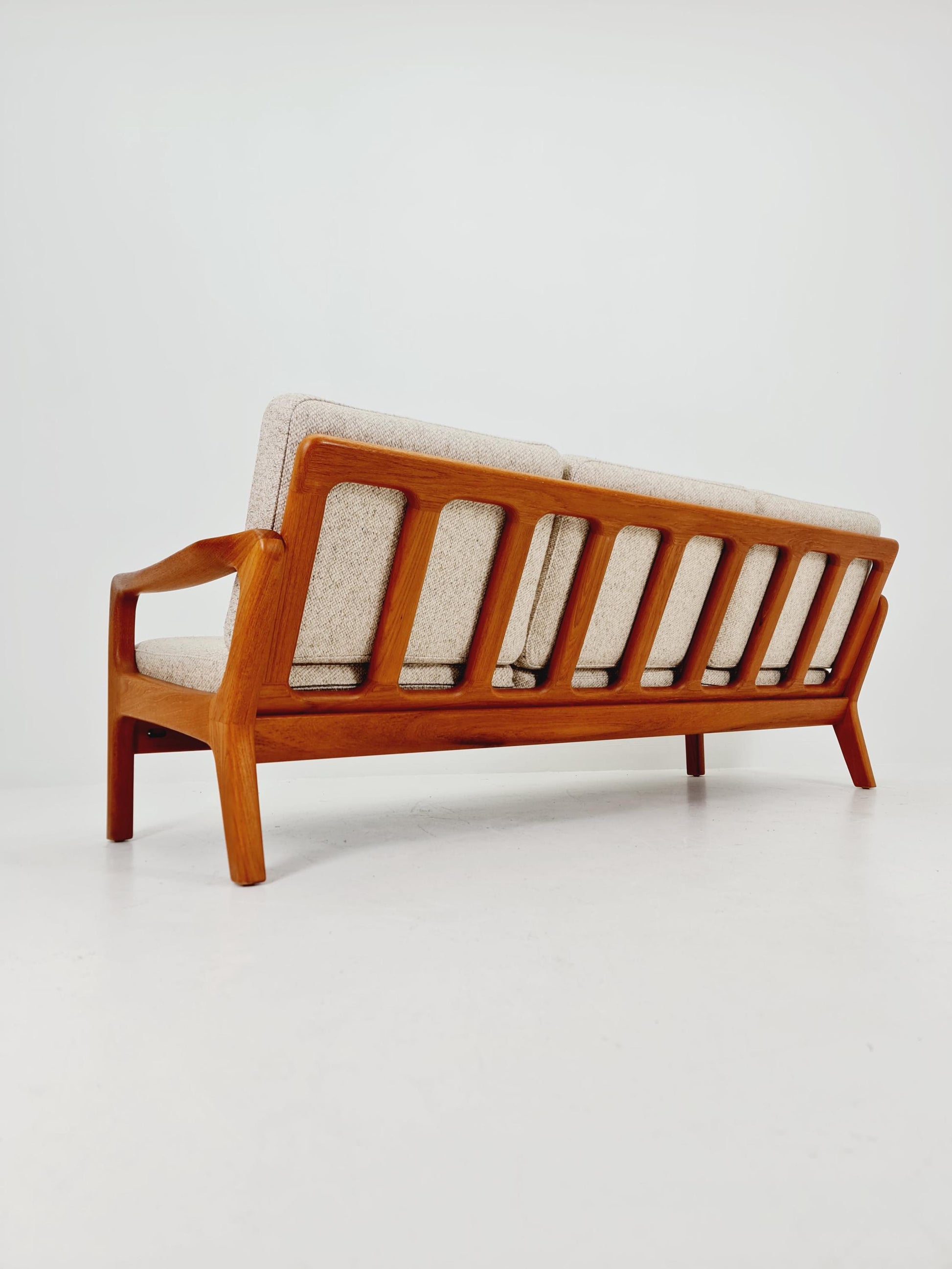 Mid-century Rare Danish teak lounge sofa/ Easy sofa /daybed BY Juul christiansen for JK Denmark , 1960s