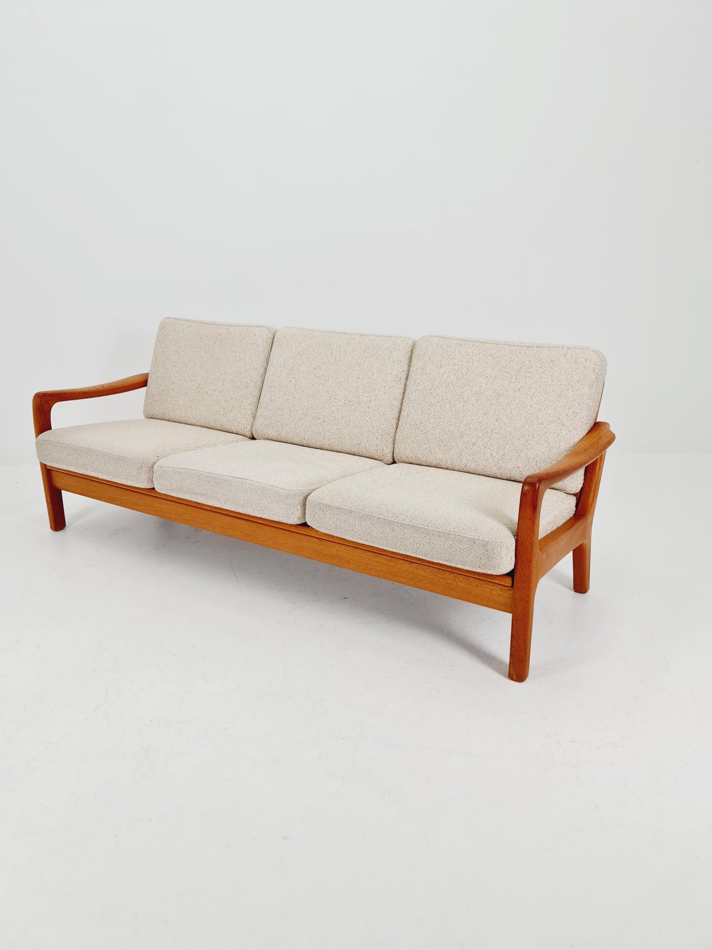 Mid-century Rare Danish teak lounge sofa/ Easy sofa /daybed BY Juul christiansen for JK Denmark , 1960s