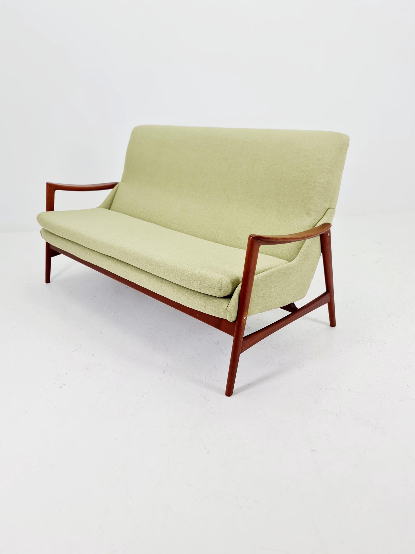 Super Rare Danish Modern Teak Sofa BY Ingmar Relling for Westnofa , 1960s