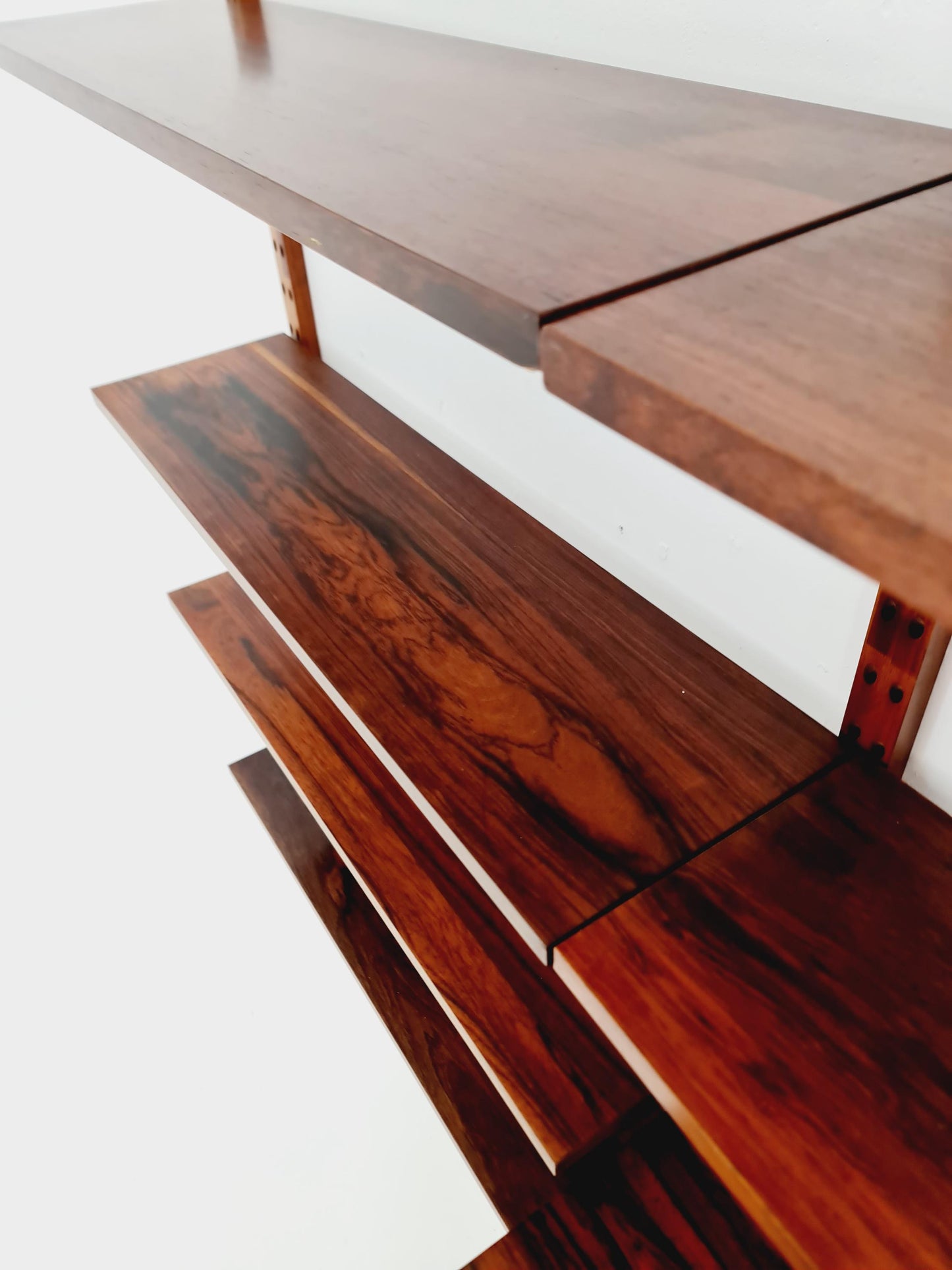 Midcentury Danish Rosewood Shelving Unit With Desk , by Poul Cadovius, 1960s