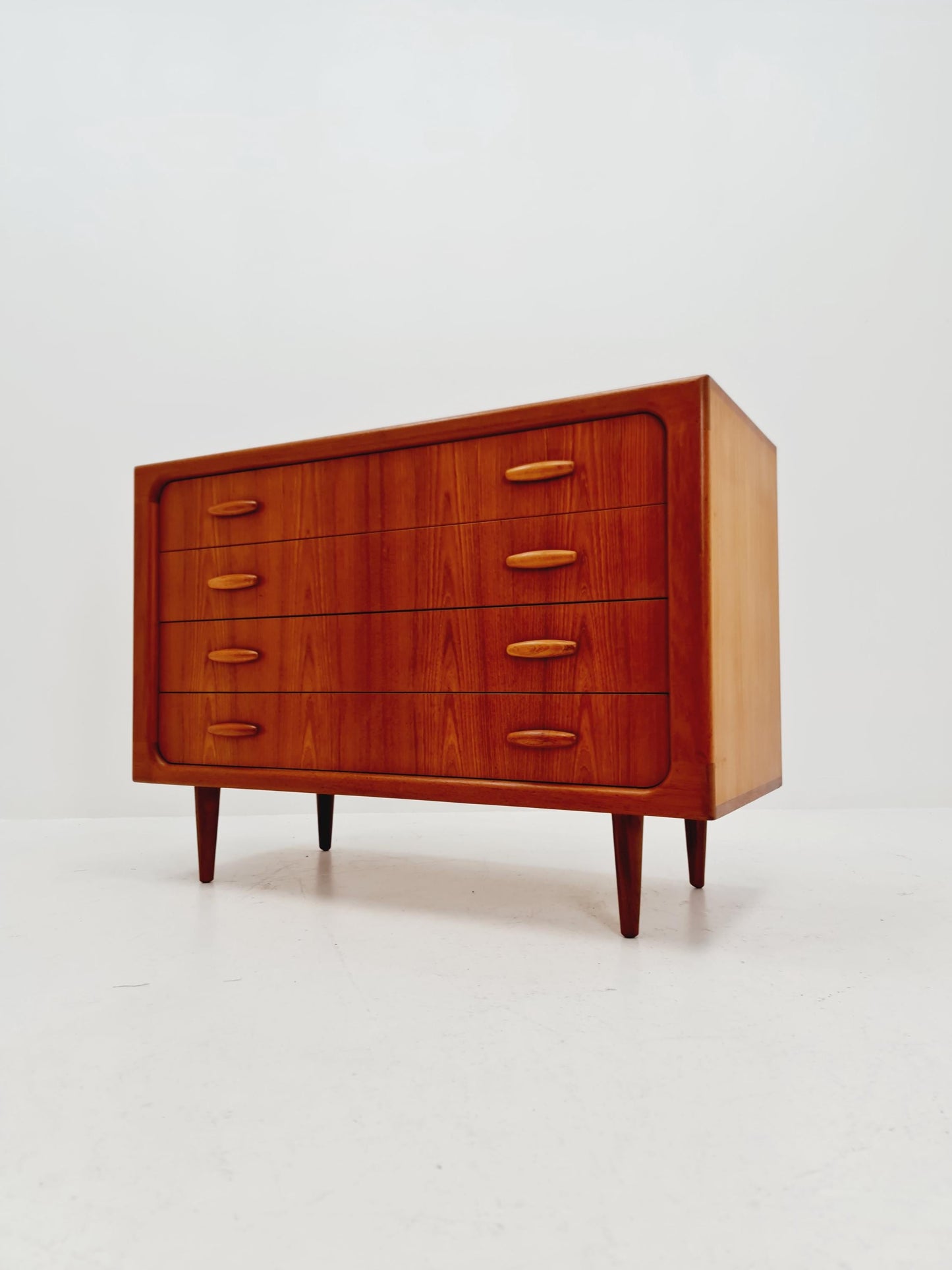 Rare Mid century Modern Danish teak chest of drawers by Dyrlund , 1960s