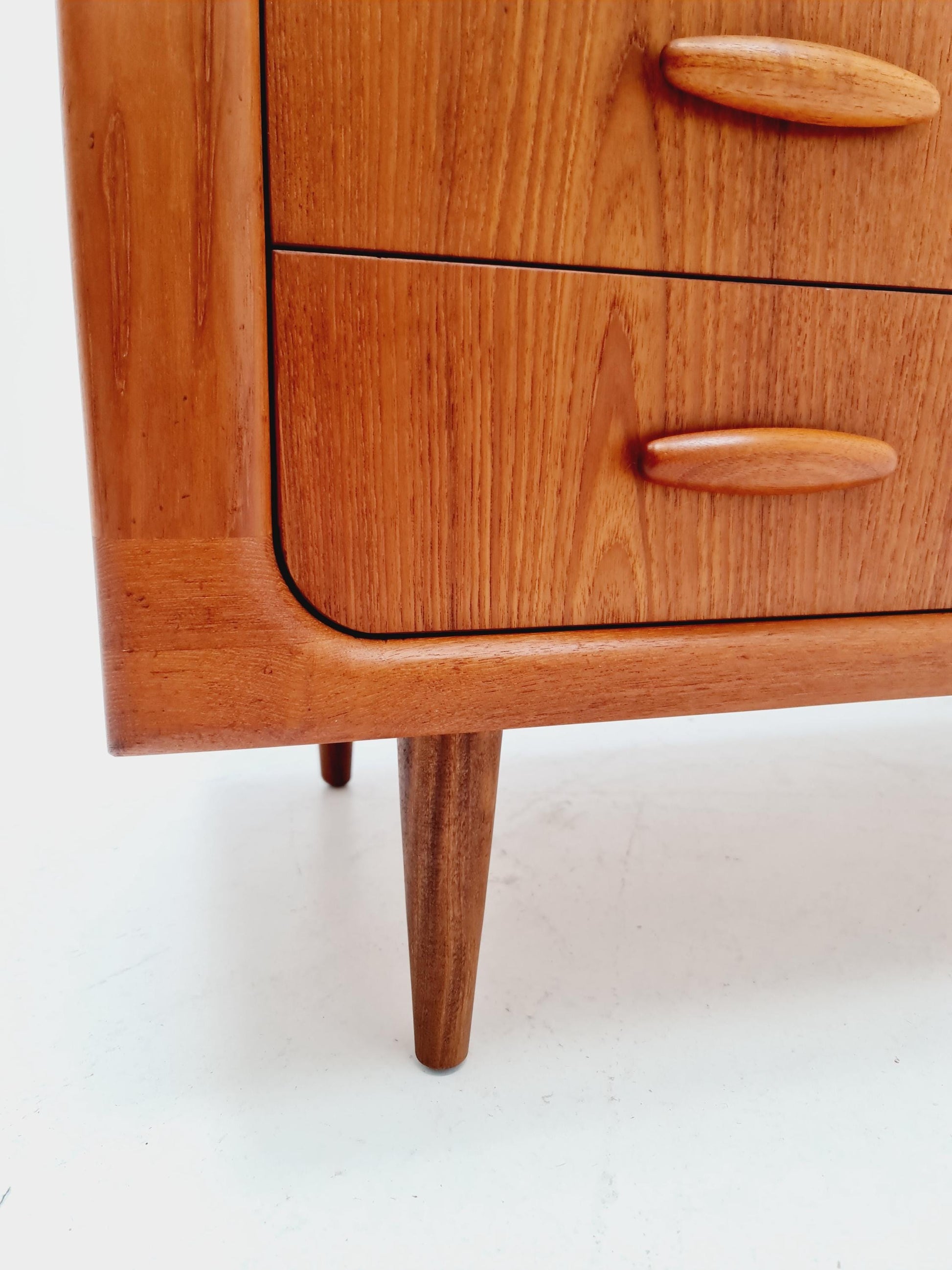 Rare Mid century Modern Danish teak chest of drawers by Dyrlund , 1960s