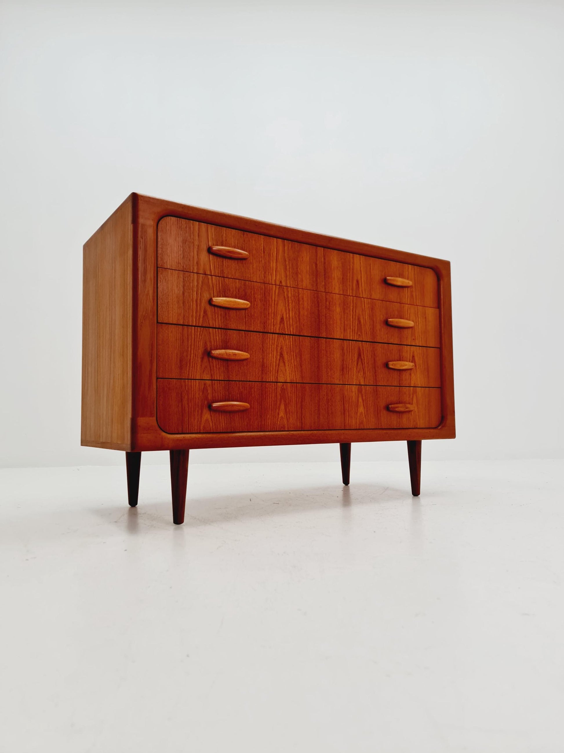Rare Mid century Modern Danish teak chest of drawers by Dyrlund , 1960s