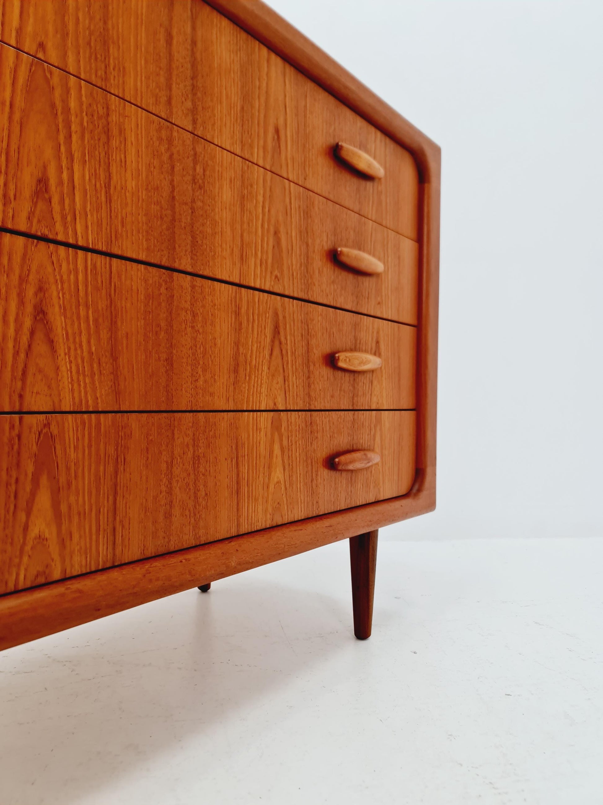 Rare Mid century Modern Danish teak chest of drawers by Dyrlund , 1960s