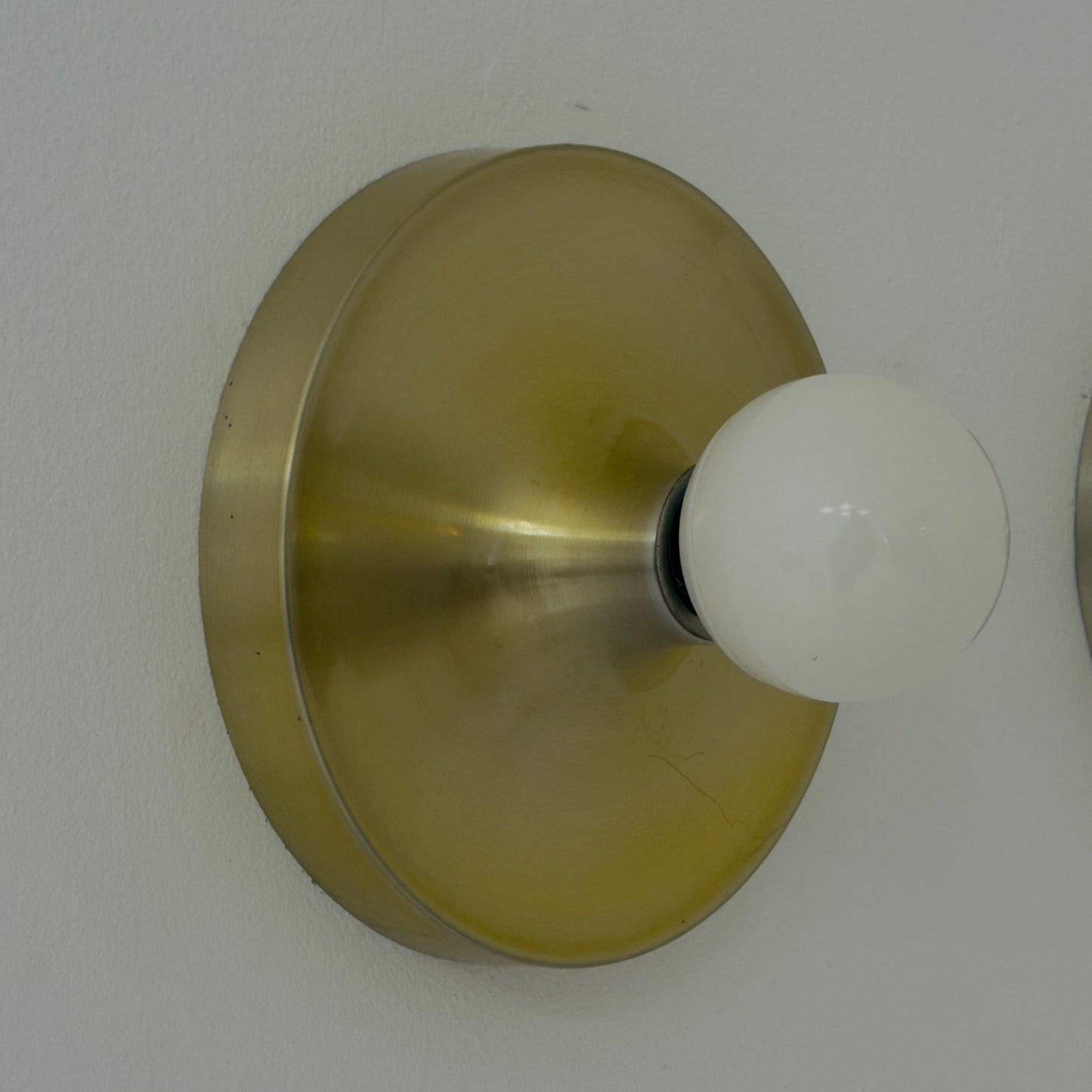 Ser of 2 Space age wall lights selection by Charlotte Perriand for Les Arcs, 1970 France