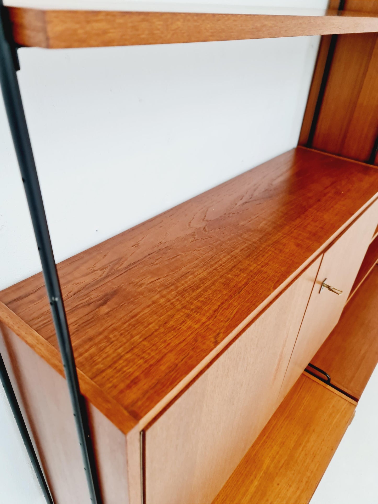 Mid century Teak shelving unit by Hilker for Omnia, Germany 1960s