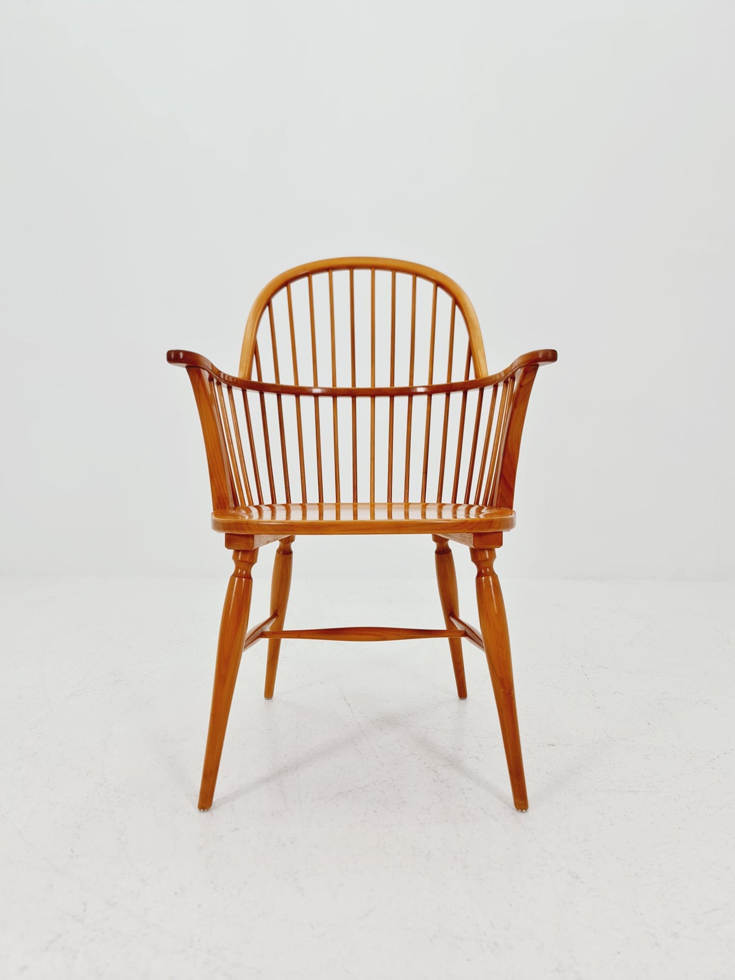 Danish Ash wood Chair by Frits Henningsen Windsor chair model FH 38 , 1960s