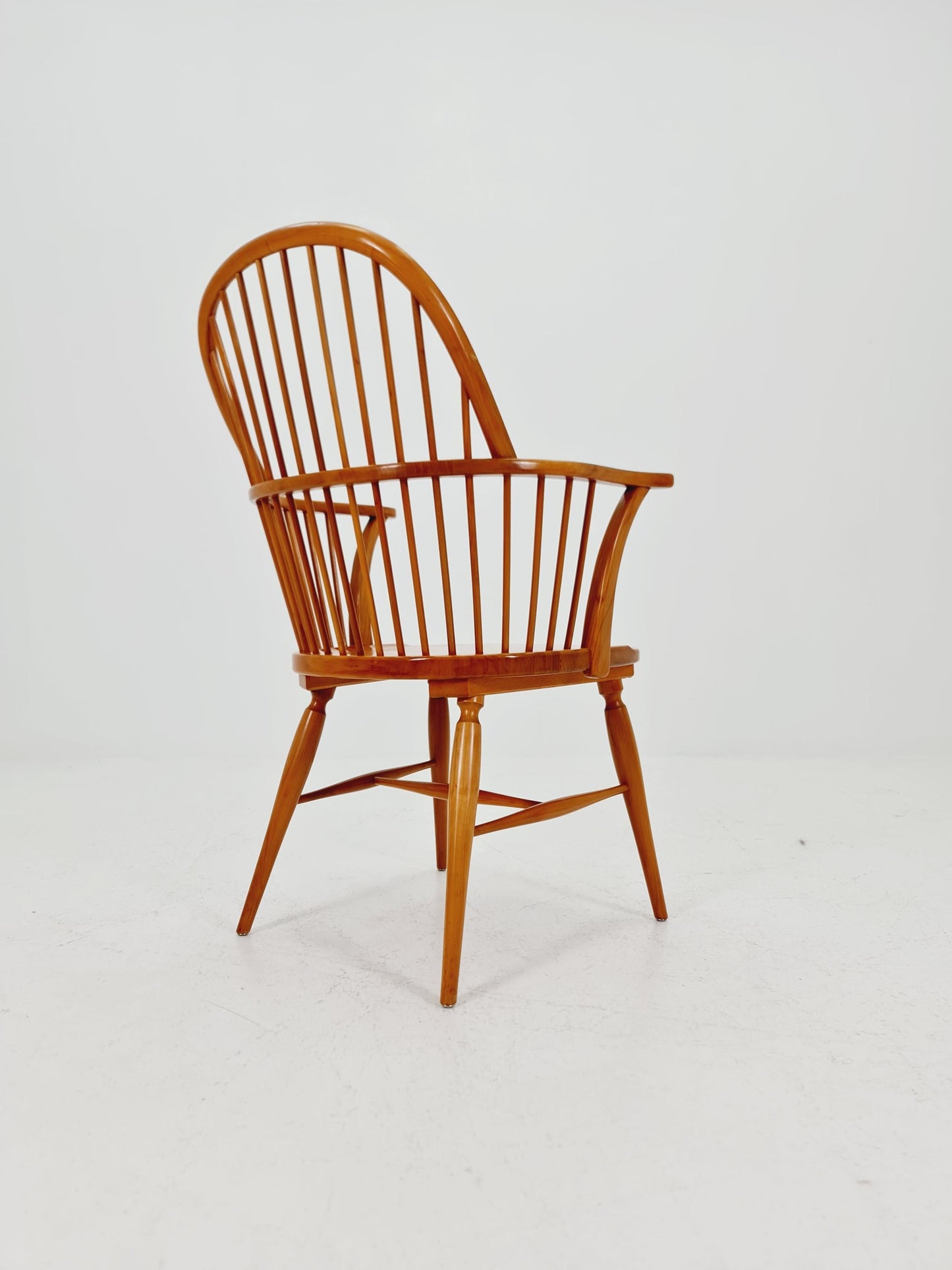 Danish Ash wood Chair by Frits Henningsen Windsor chair model FH 38 , 1960s