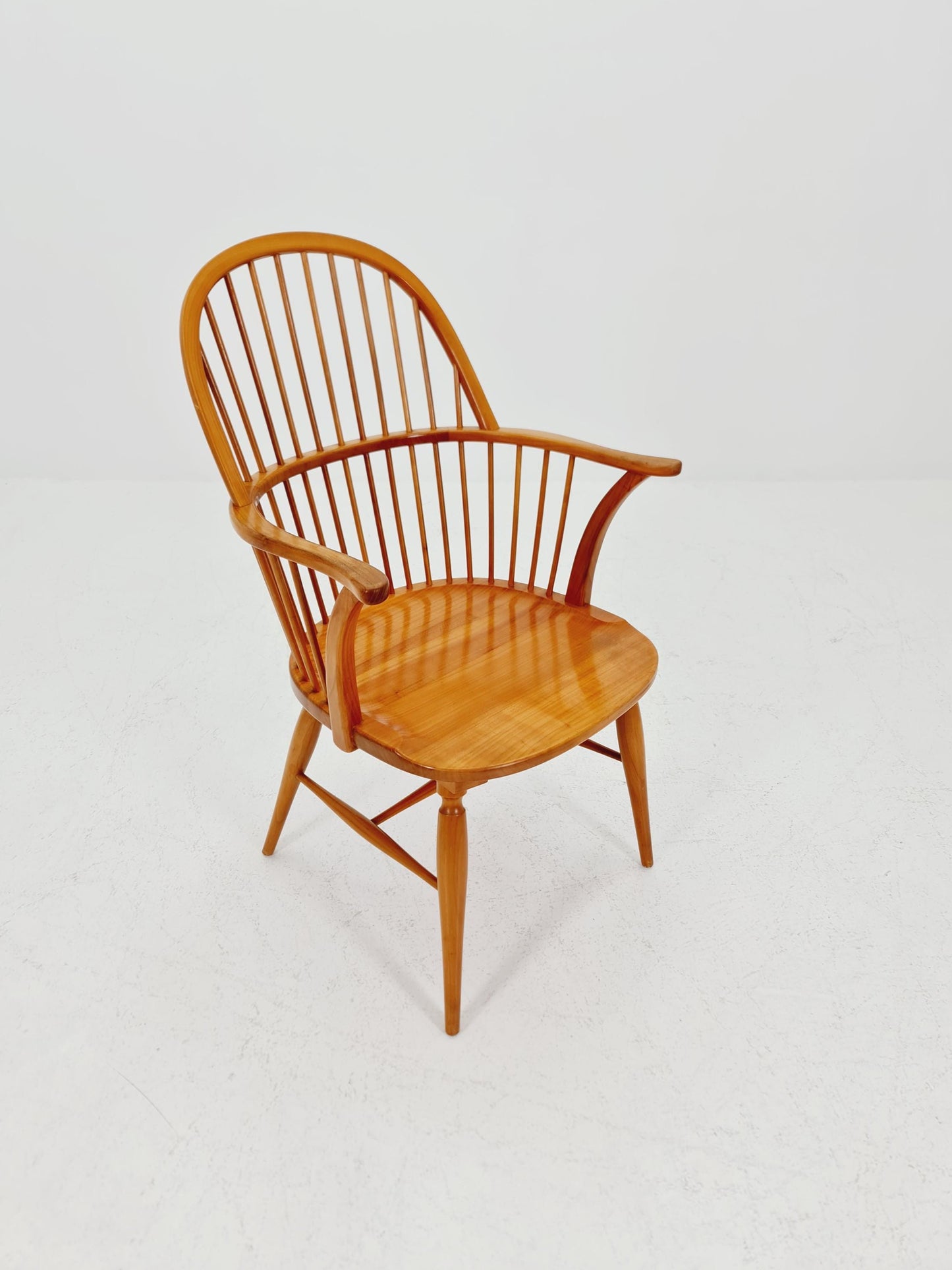 Danish Ash wood Chair by Frits Henningsen Windsor chair model FH 38 , 1960s