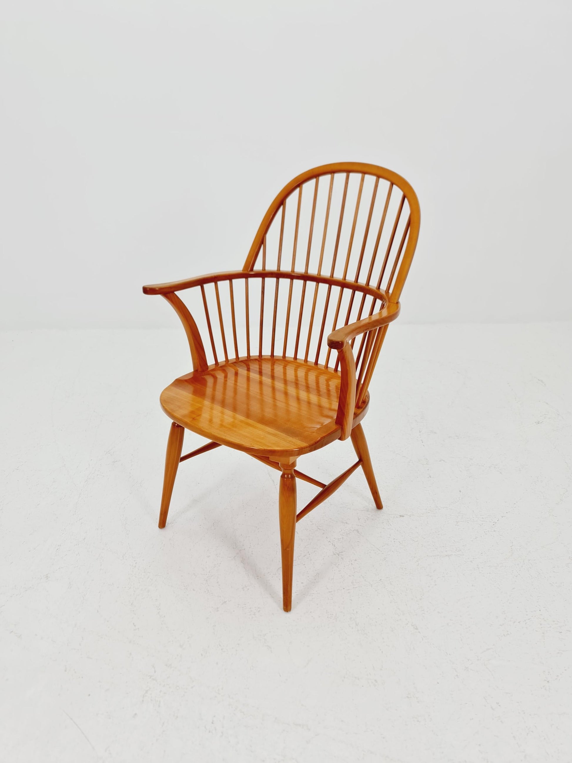 Danish Ash wood Chair by Frits Henningsen Windsor chair model FH 38 , 1960s