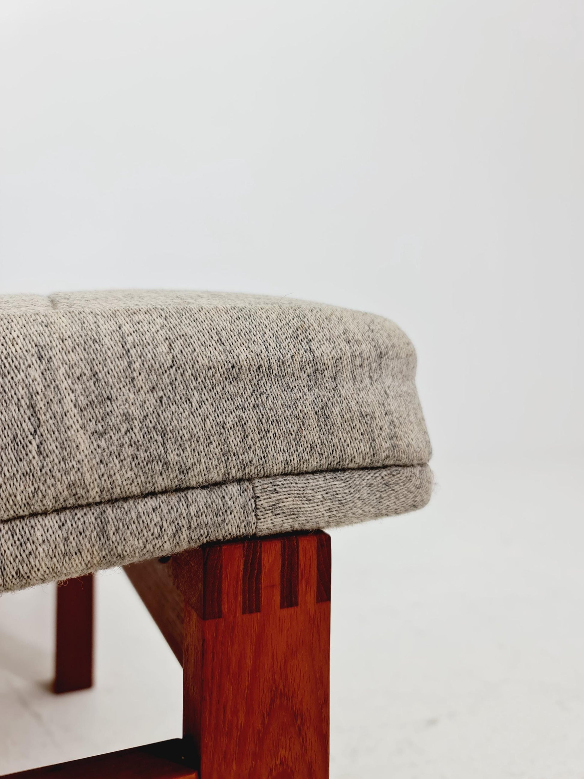 1 of 3 Mid-century Rare Danish teak lounge chairs Ole Gjerlov Knudsen & Torben Lind for France and son , 1960s