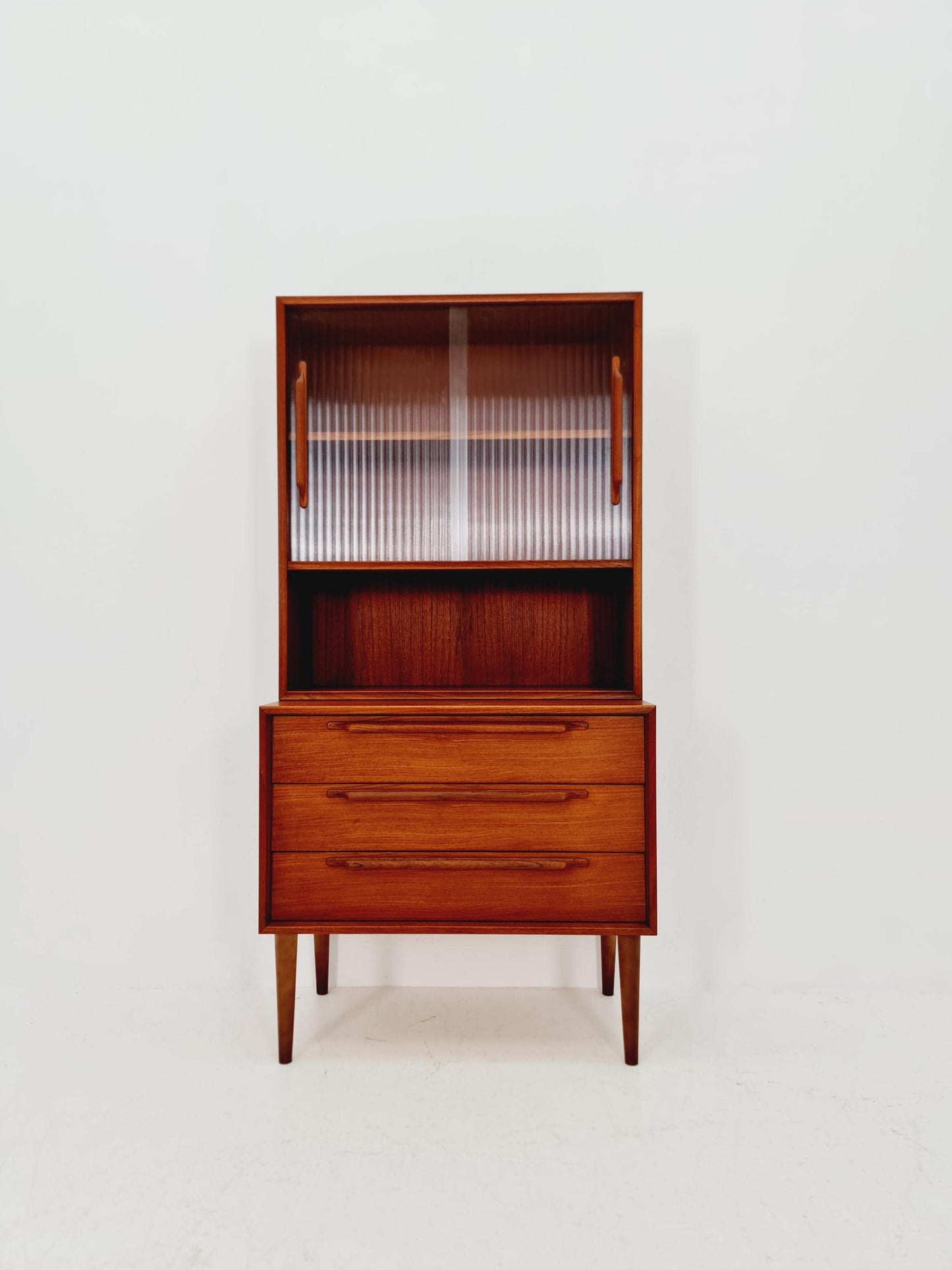 Mid Century Modern danish chest of drawers cabinet teak Display / Vitrine ,1960s