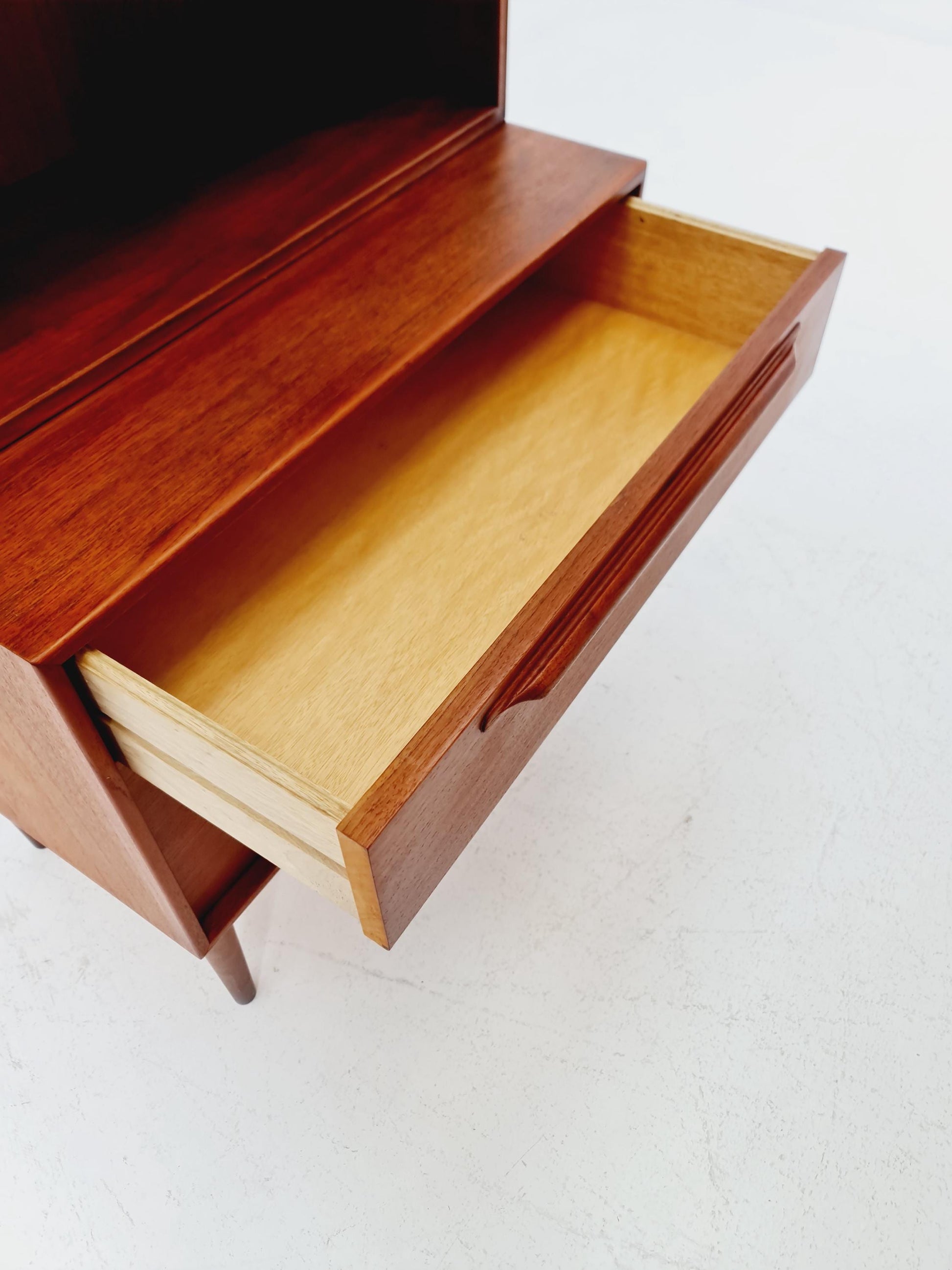Mid Century Modern danish chest of drawers cabinet teak Display / Vitrine ,1960s