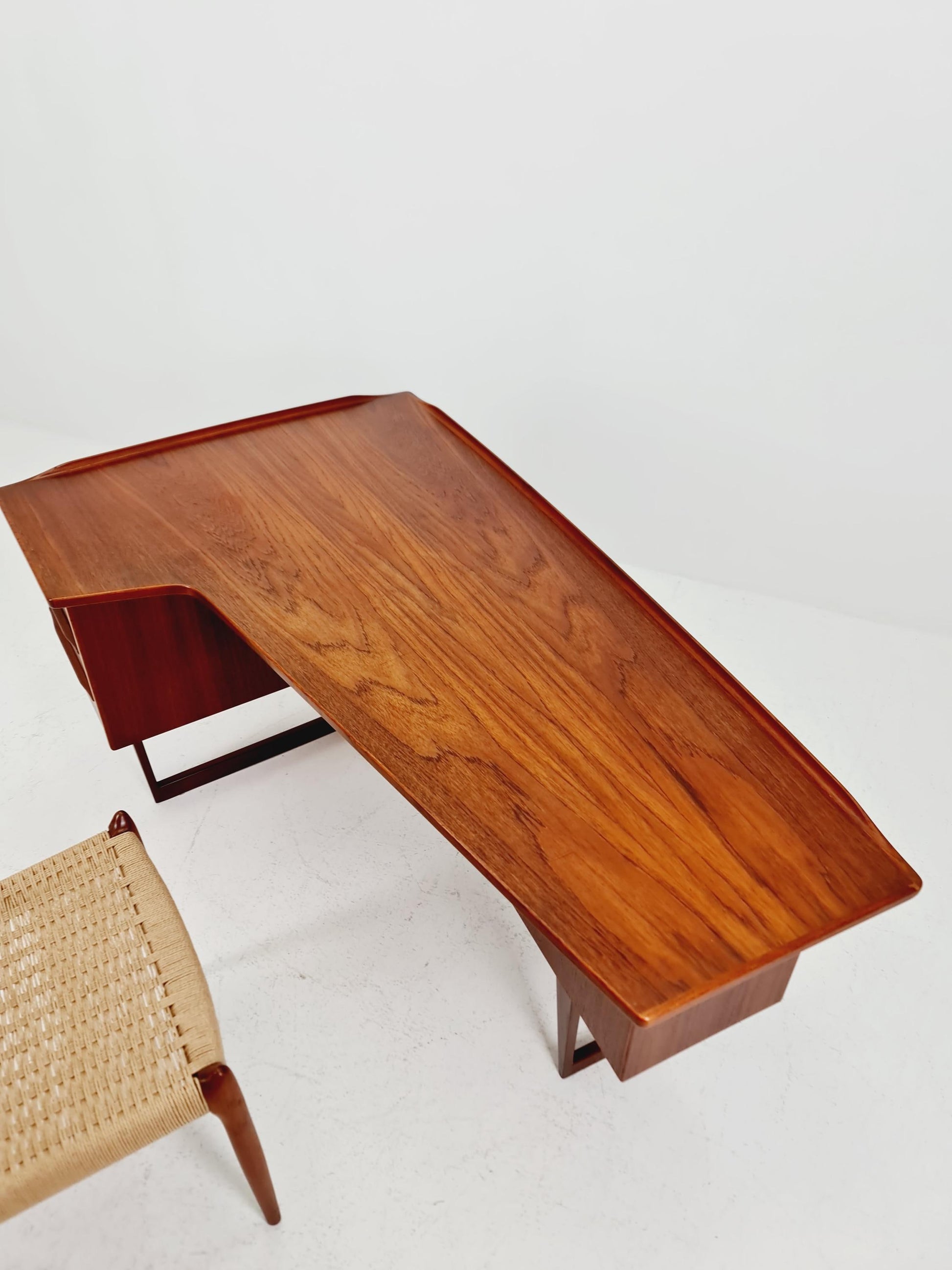 Danish teak desk model Executive Desk by Peter Lovig Nielsen for Hedensted, 1960s