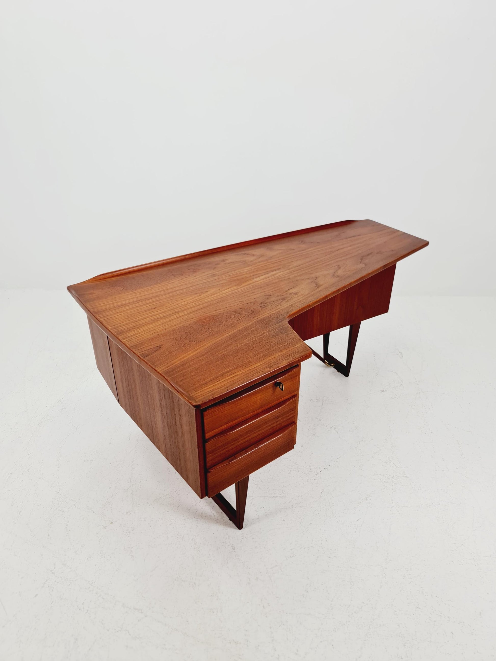 Danish teak desk model Executive Desk by Peter Lovig Nielsen for Hedensted, 1960s
