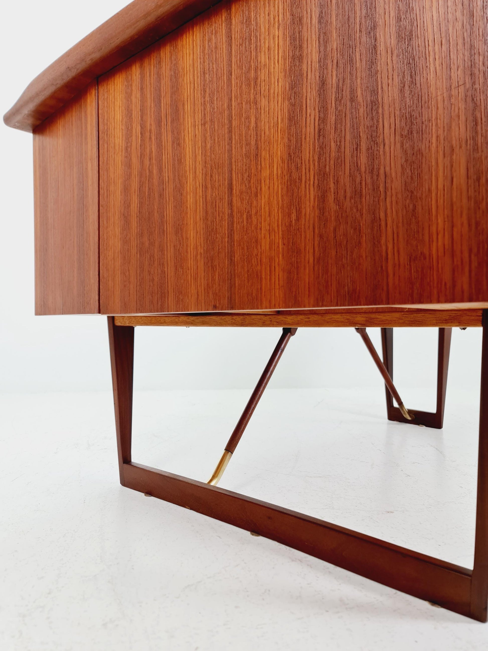 Danish teak desk model Executive Desk by Peter Lovig Nielsen for Hedensted, 1960s