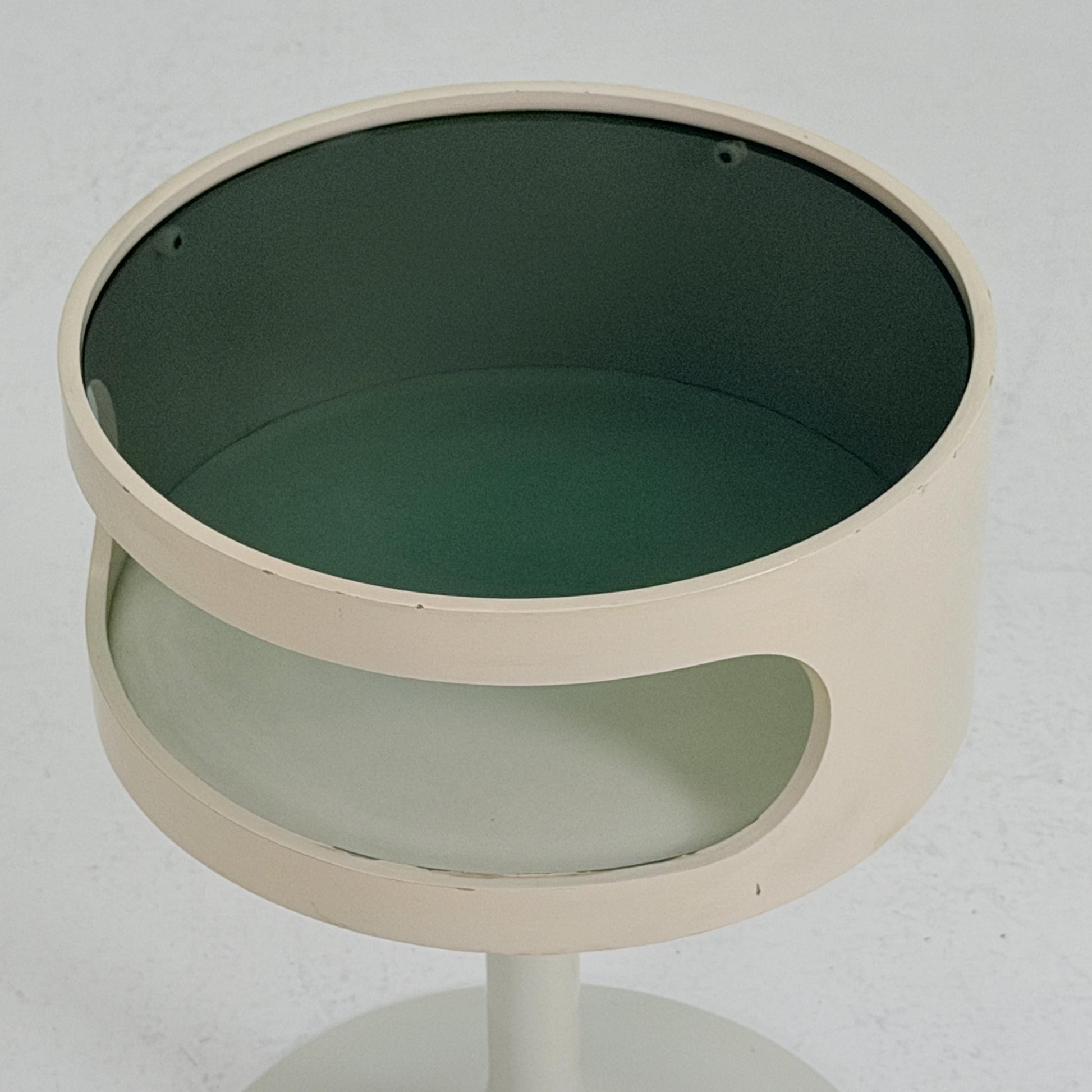 Mid-Century Space Age LUNA Side Table by Opal Germany, 1970s
