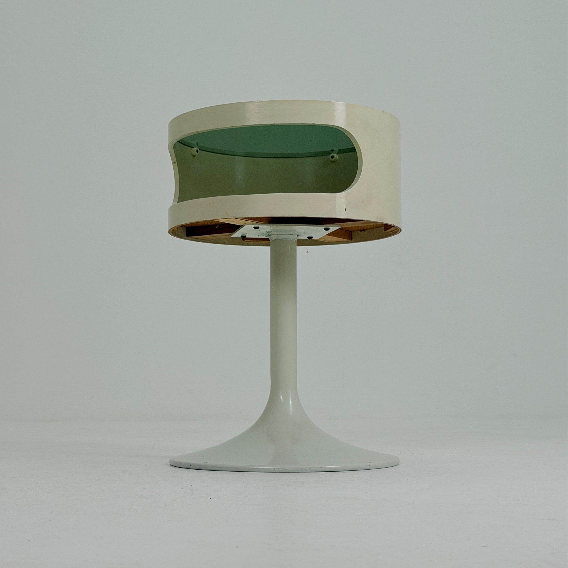 Mid-Century Space Age LUNA Side Table by Opal Germany, 1970s