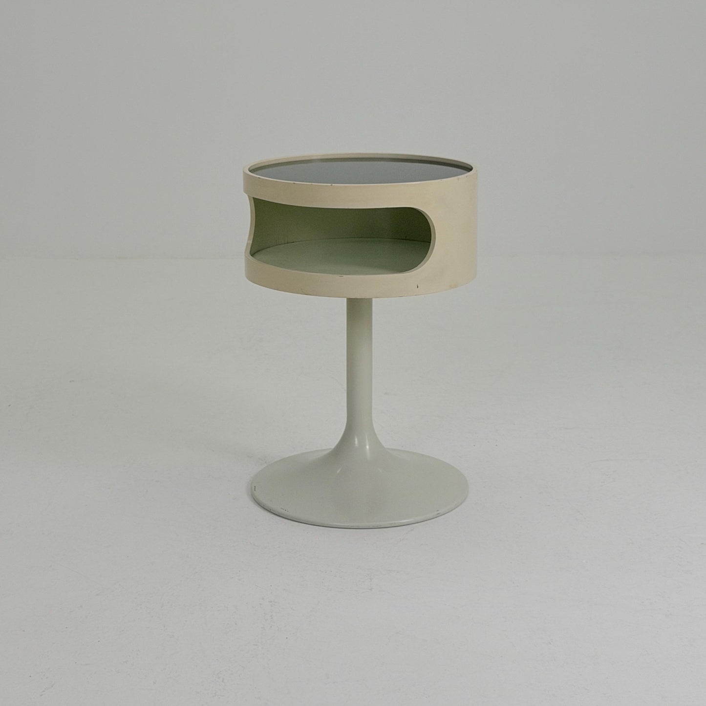 Mid-Century Space Age LUNA Side Table by Opal Germany, 1970s