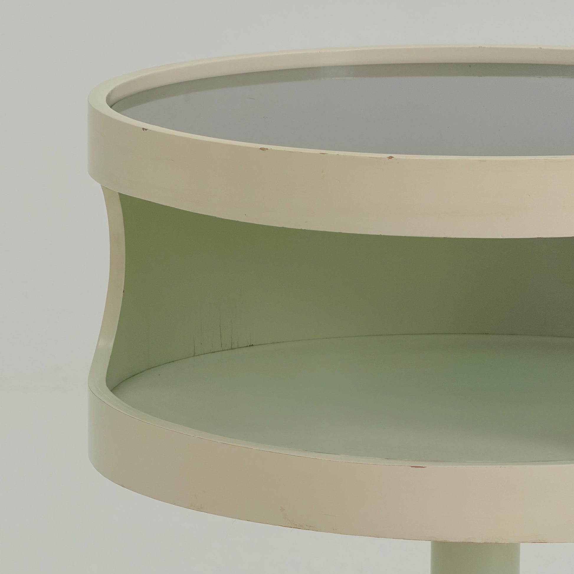Mid-Century Space Age LUNA Side Table by Opal Germany, 1970s