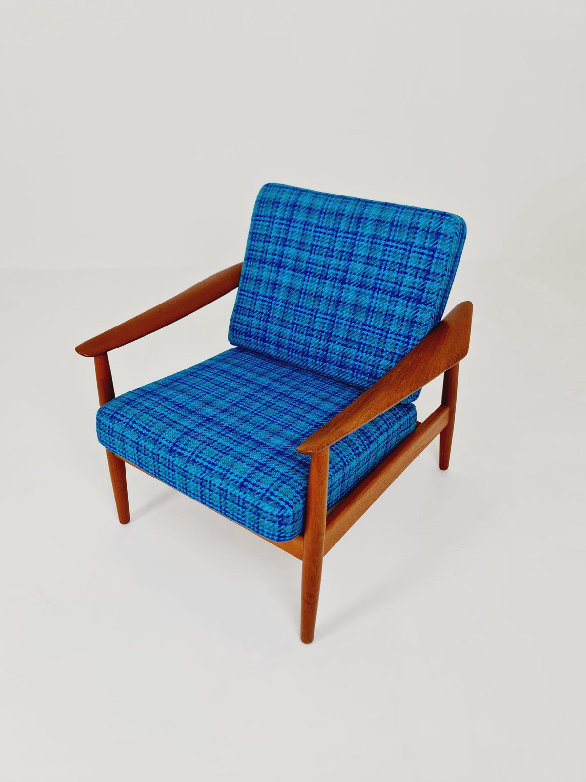 super rare Mid-century Danish teak lounge chair/ Armchair by Arne Vodder For Cado ,1960s