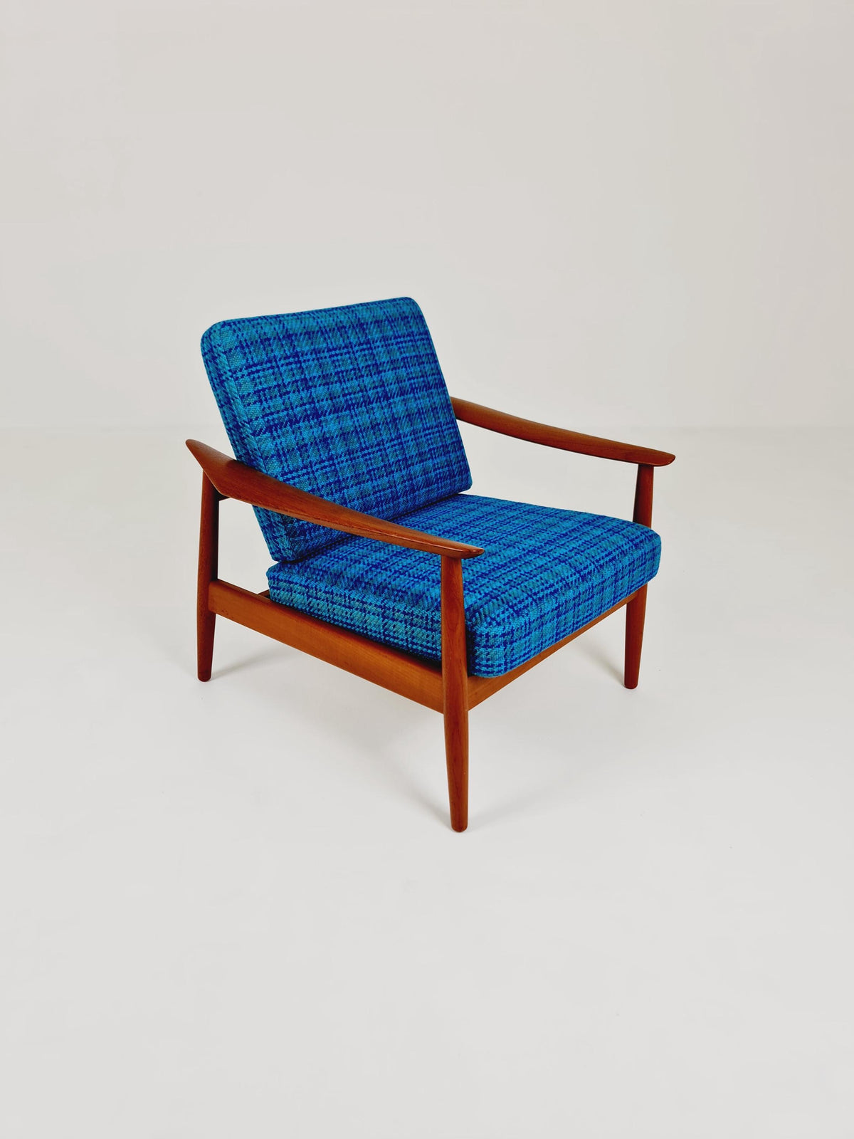 super rare Mid-century Danish teak lounge chair/ Armchair by Arne Vodder For Cado ,1960s