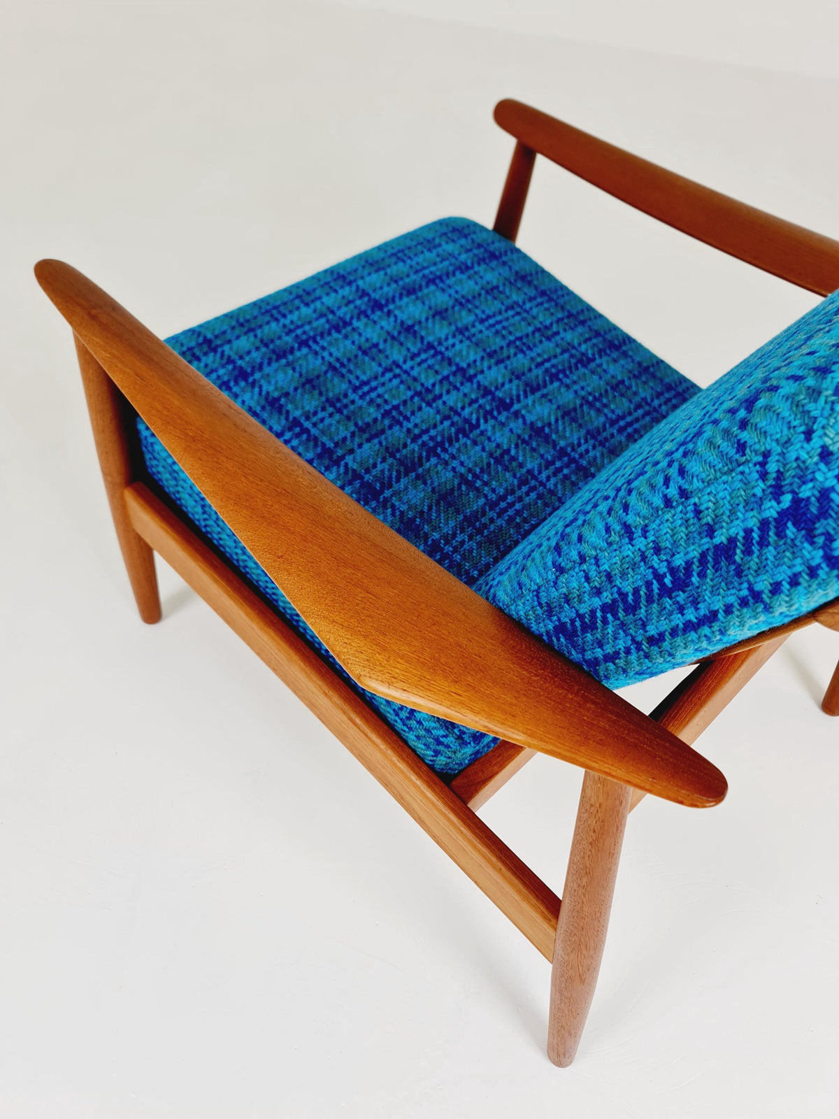 super rare Mid-century Danish teak lounge chair/ Armchair by Arne Vodder For Cado ,1960s