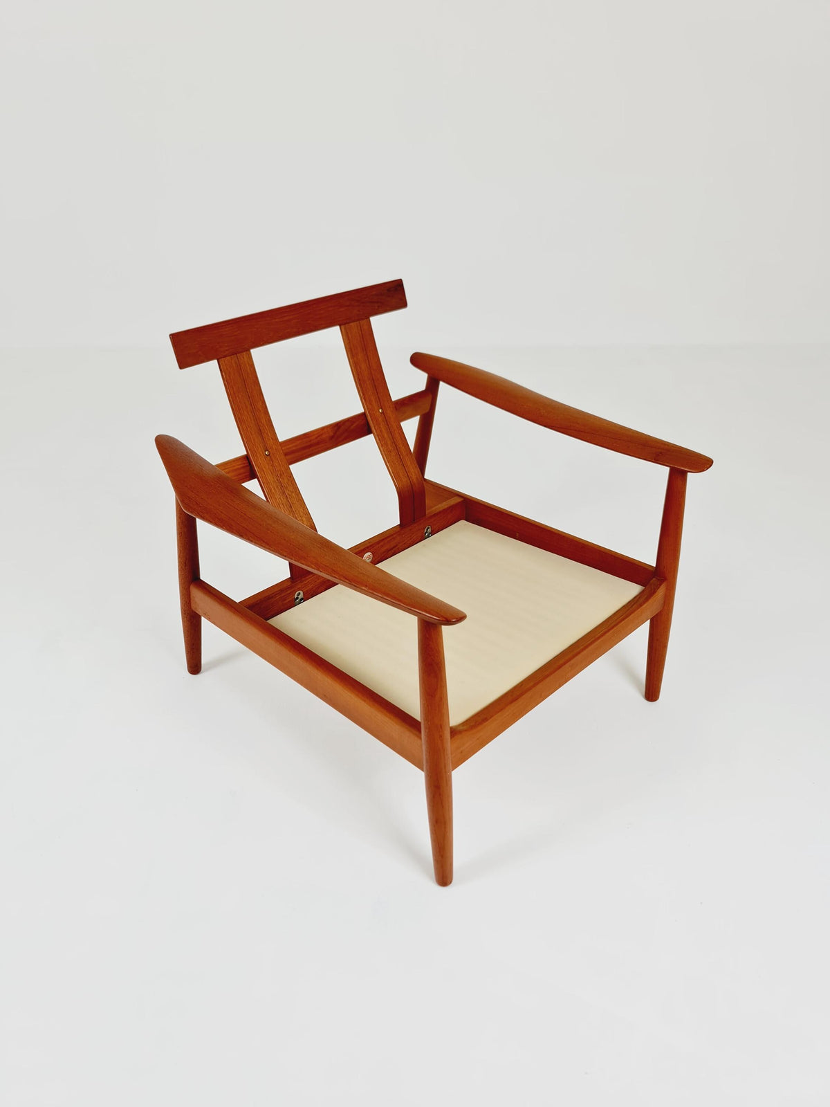 super rare Mid-century Danish teak lounge chair/ Armchair by Arne Vodder For Cado ,1960s