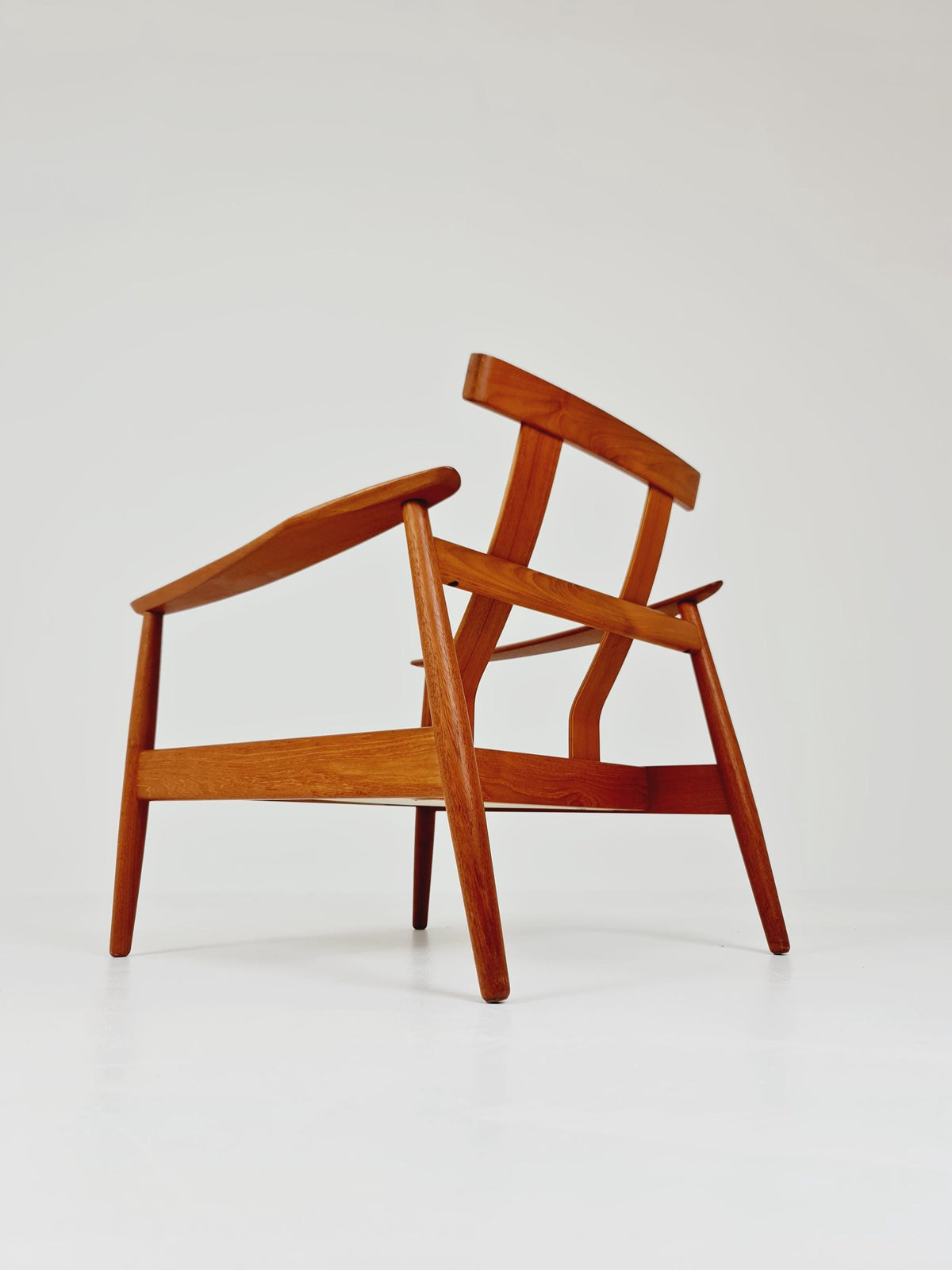 super rare Mid-century Danish teak lounge chair/ Armchair by Arne Vodder For Cado ,1960s