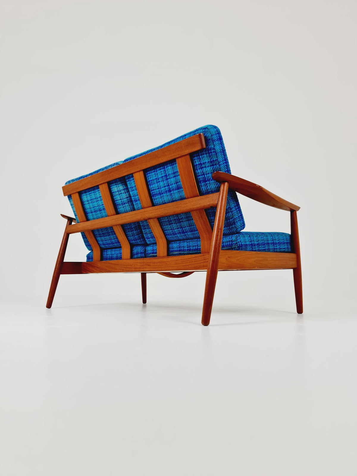 super rare Mid-century Danish teak lounge chair/ Sofa 2 seater by Arne Vodder For Cado ,1960s